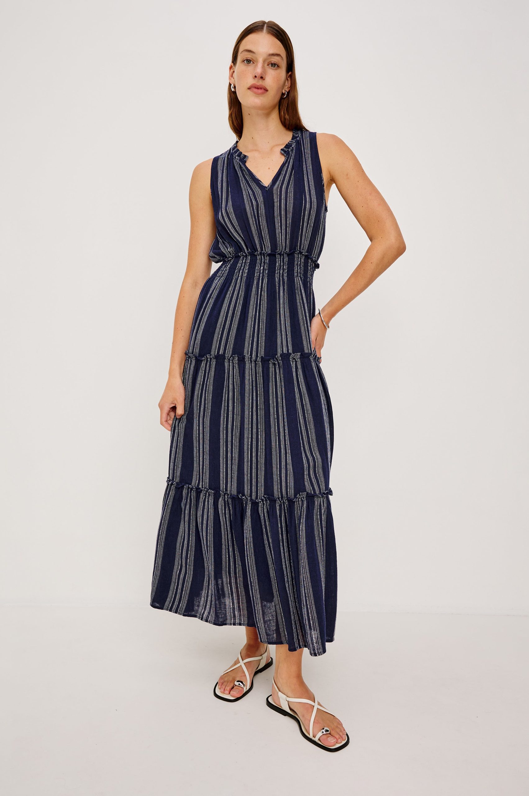 LOULOU DRESS - MAGALIA STRIPE - Image 2