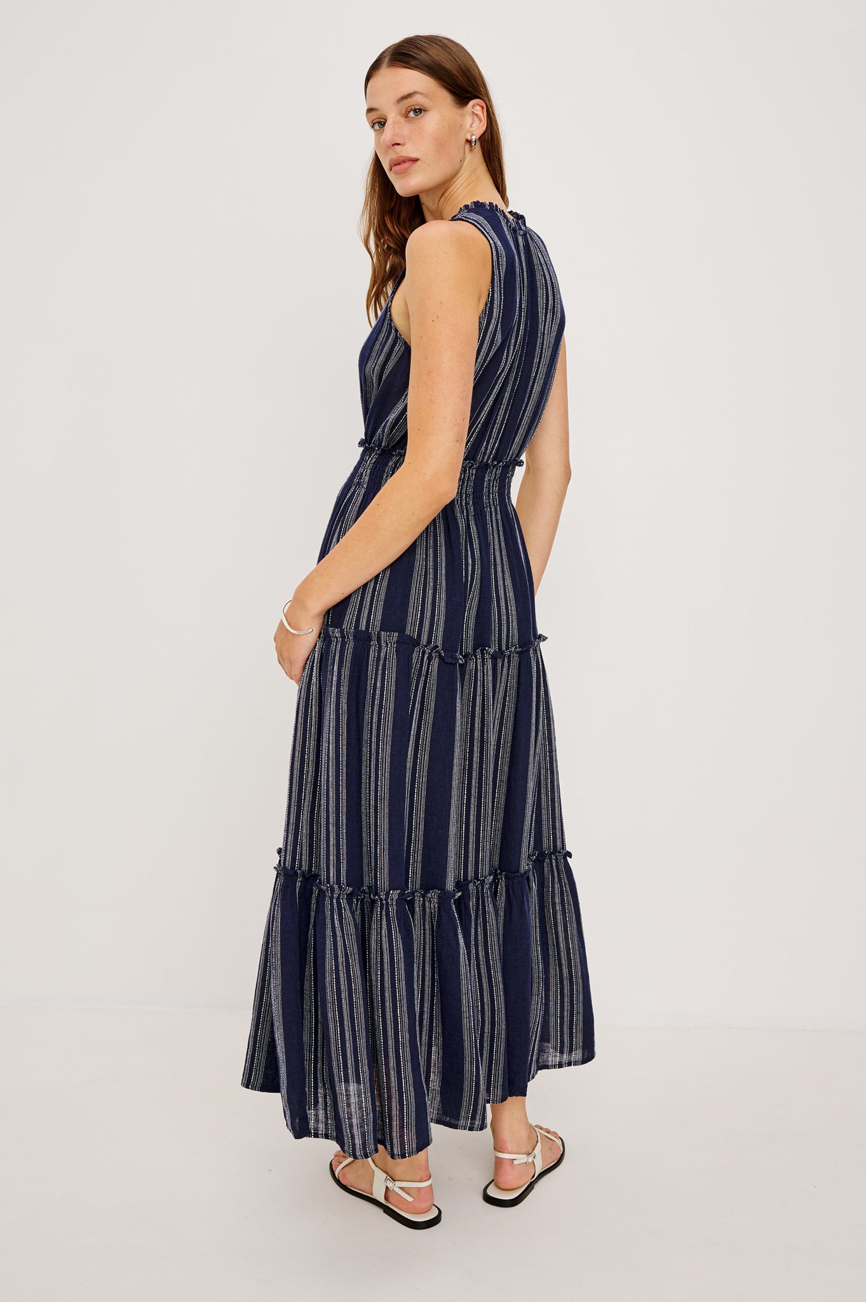 LOULOU DRESS - MAGALIA STRIPE - Image 4