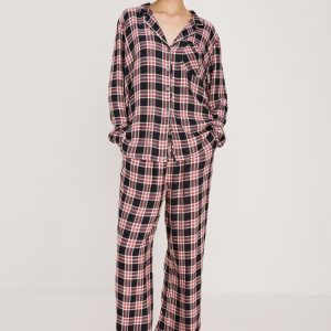 LUNA PAJAMA SET - ONYX PLUM
