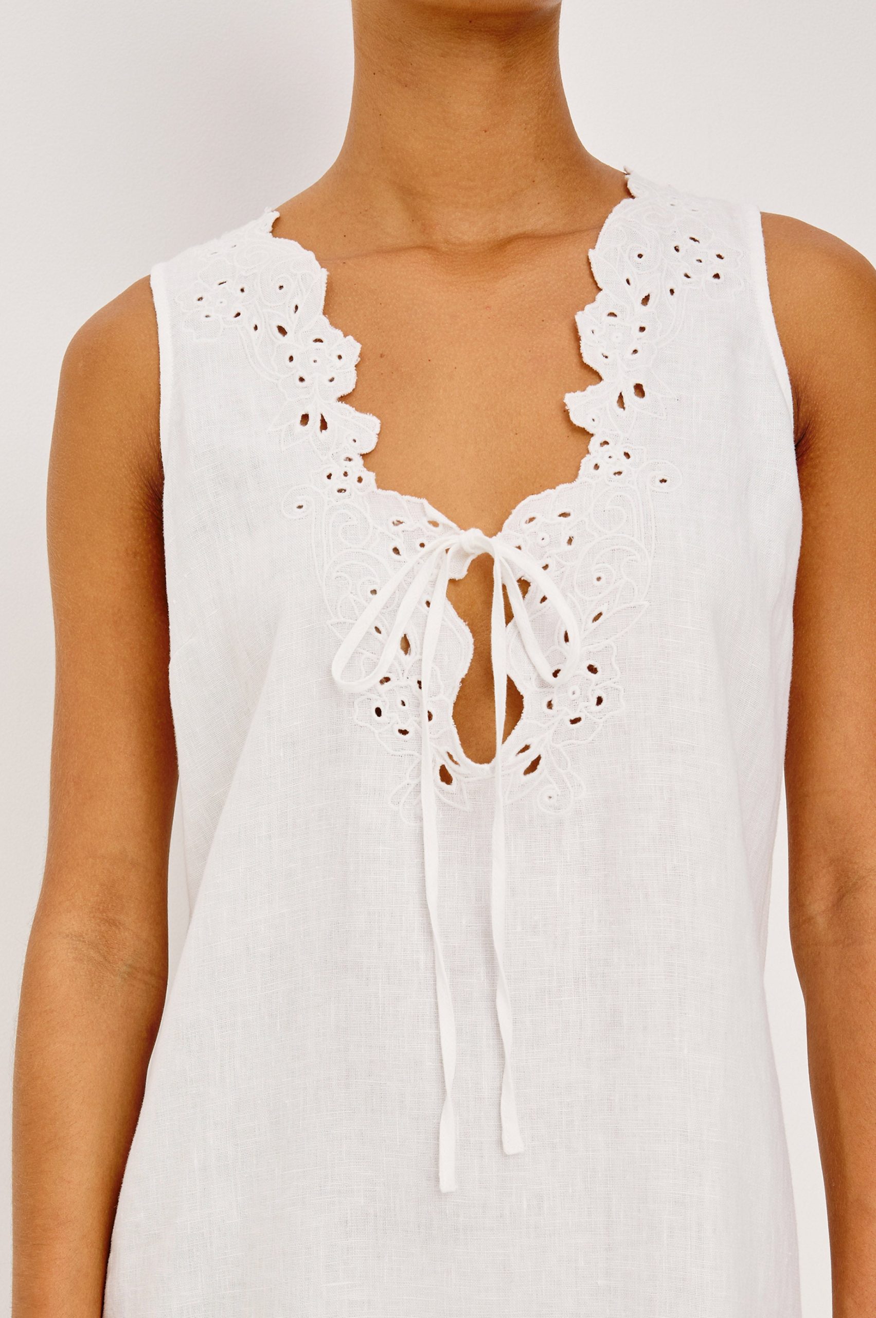LUNETTA DRESS - WHITE - Image 2