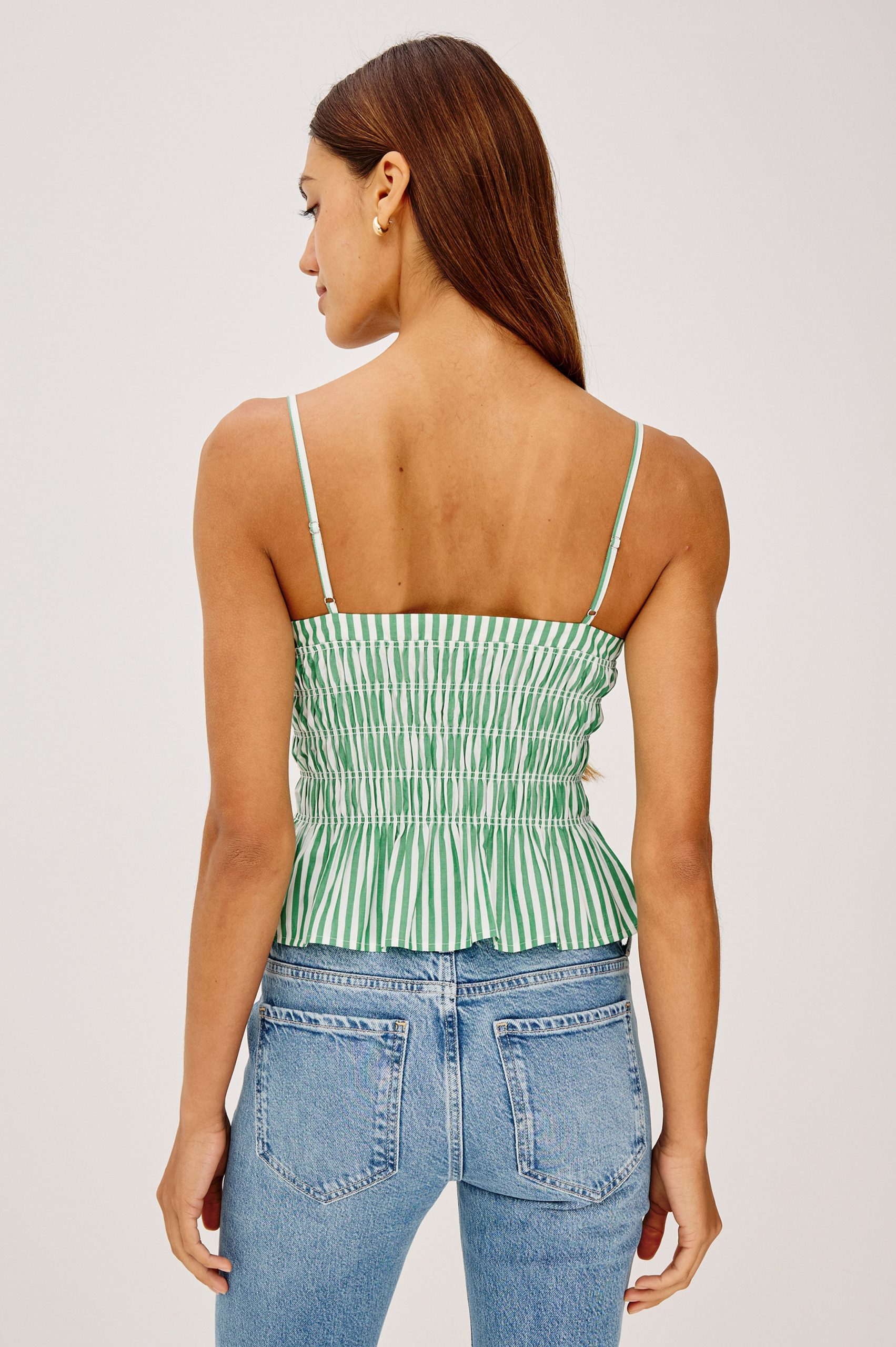 MAKENNA TOP - EMERALD STRIPE - Image 5