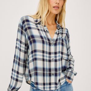 MALIN SHIRT - ECRU MIDNIGHT