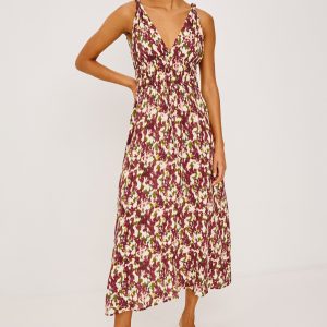 MARCIANA DRESS - CARDINAL FLORAL