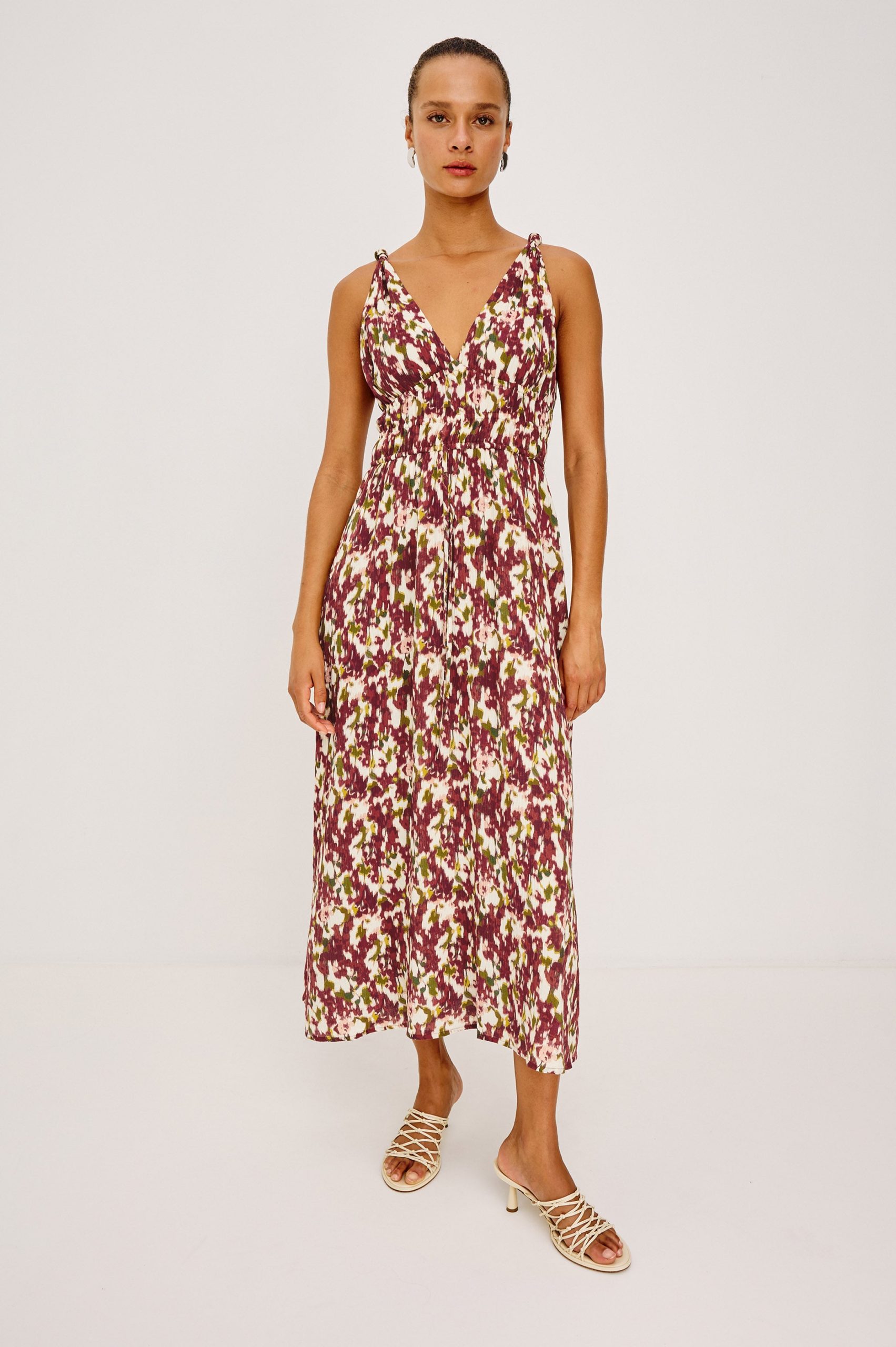 MARCIANA DRESS - CARDINAL FLORAL - Image 3