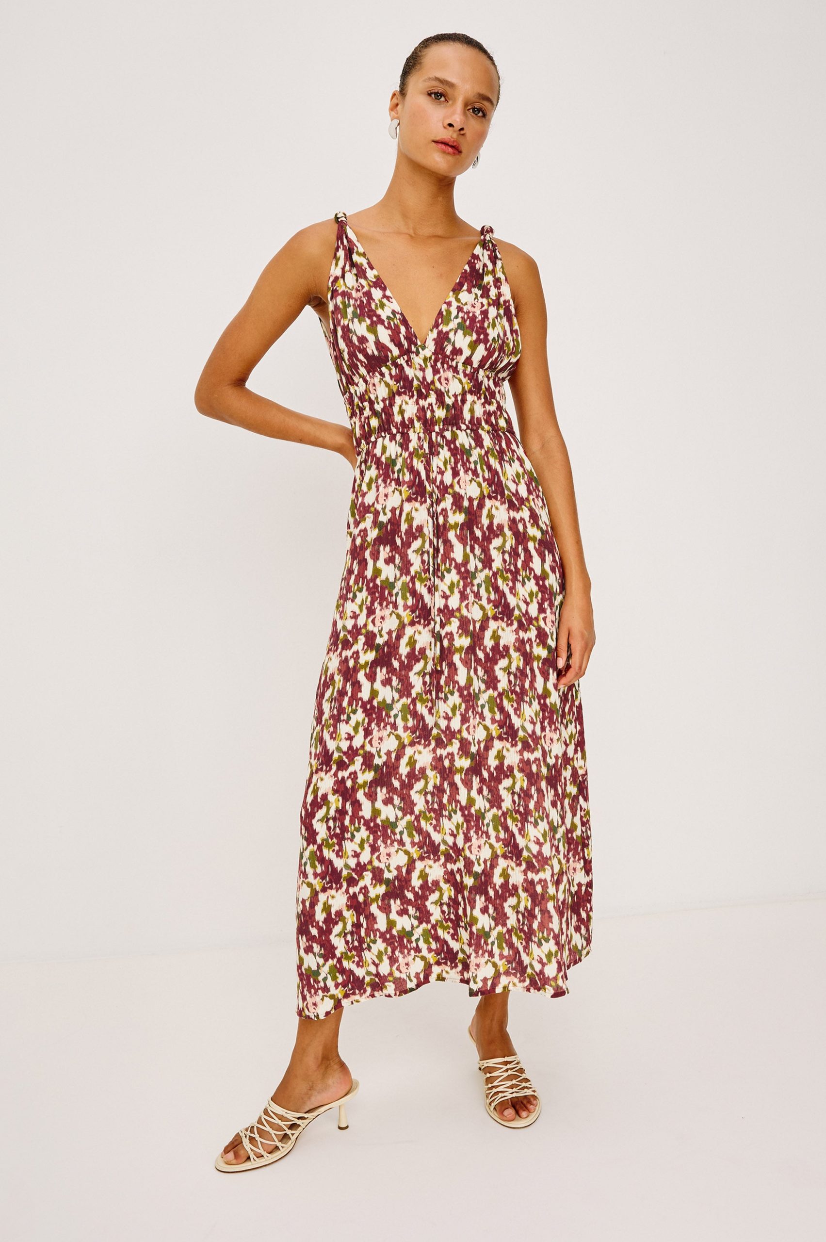 MARCIANA DRESS - CARDINAL FLORAL - Image 4