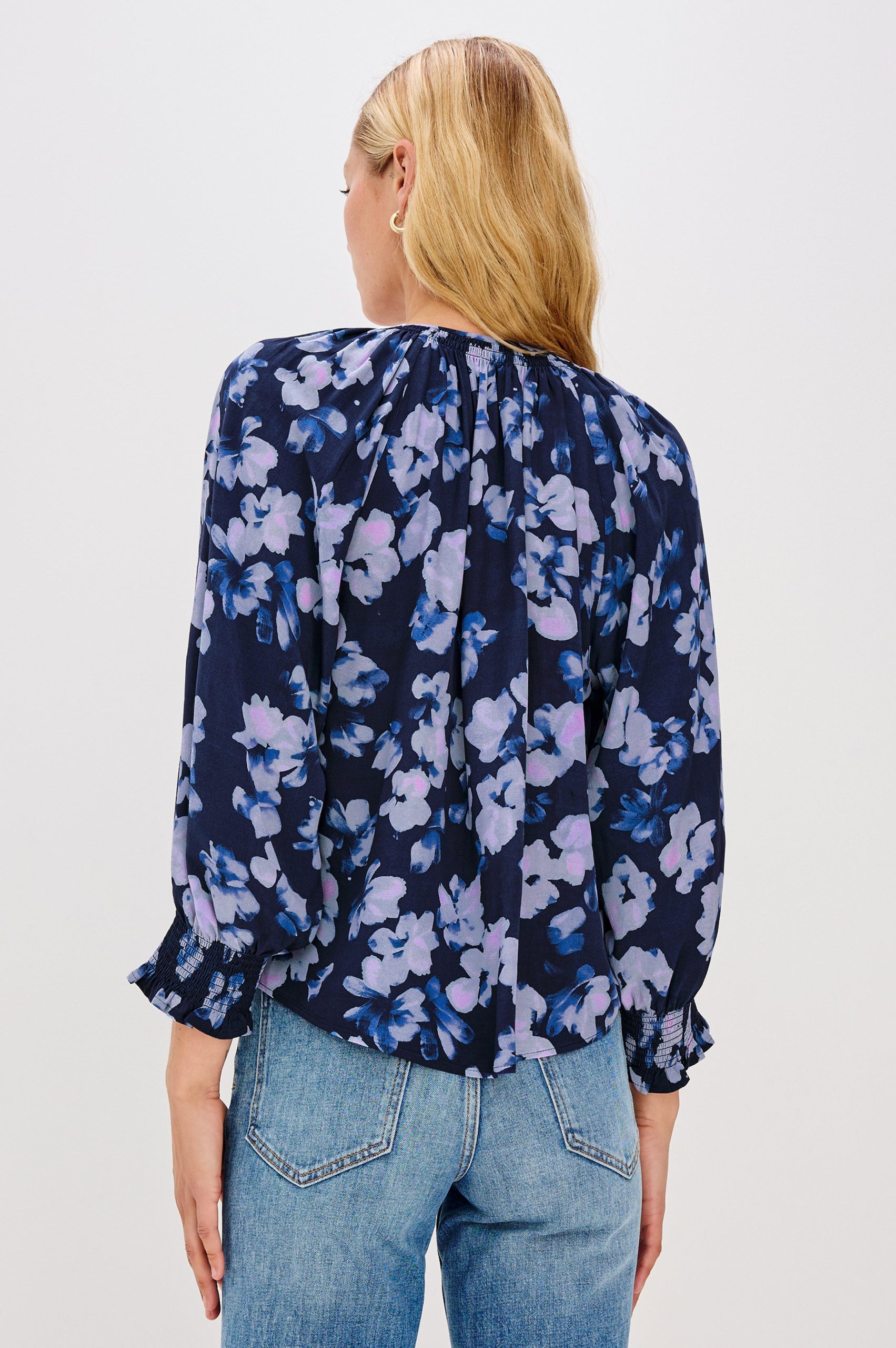 MARIAH SHIRT - MIDNIGHT PEONY - Image 5