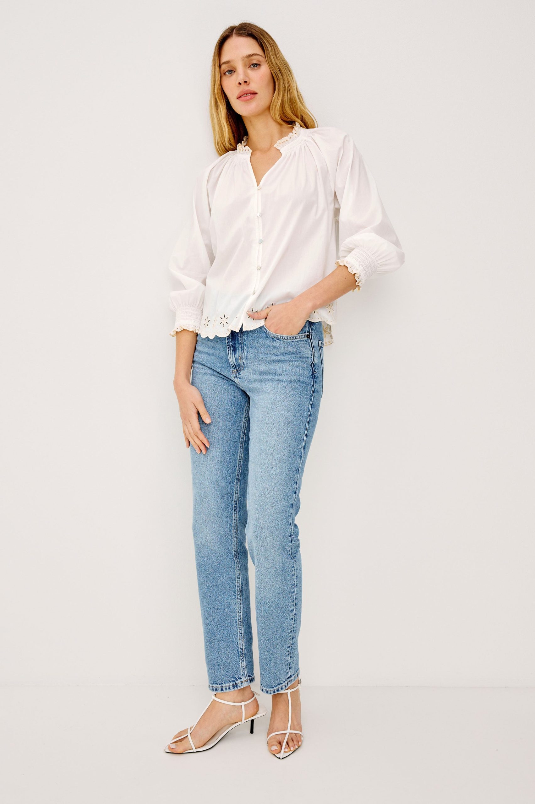 MARIAH SHIRT - OAT EMBROIDERY - Image 3