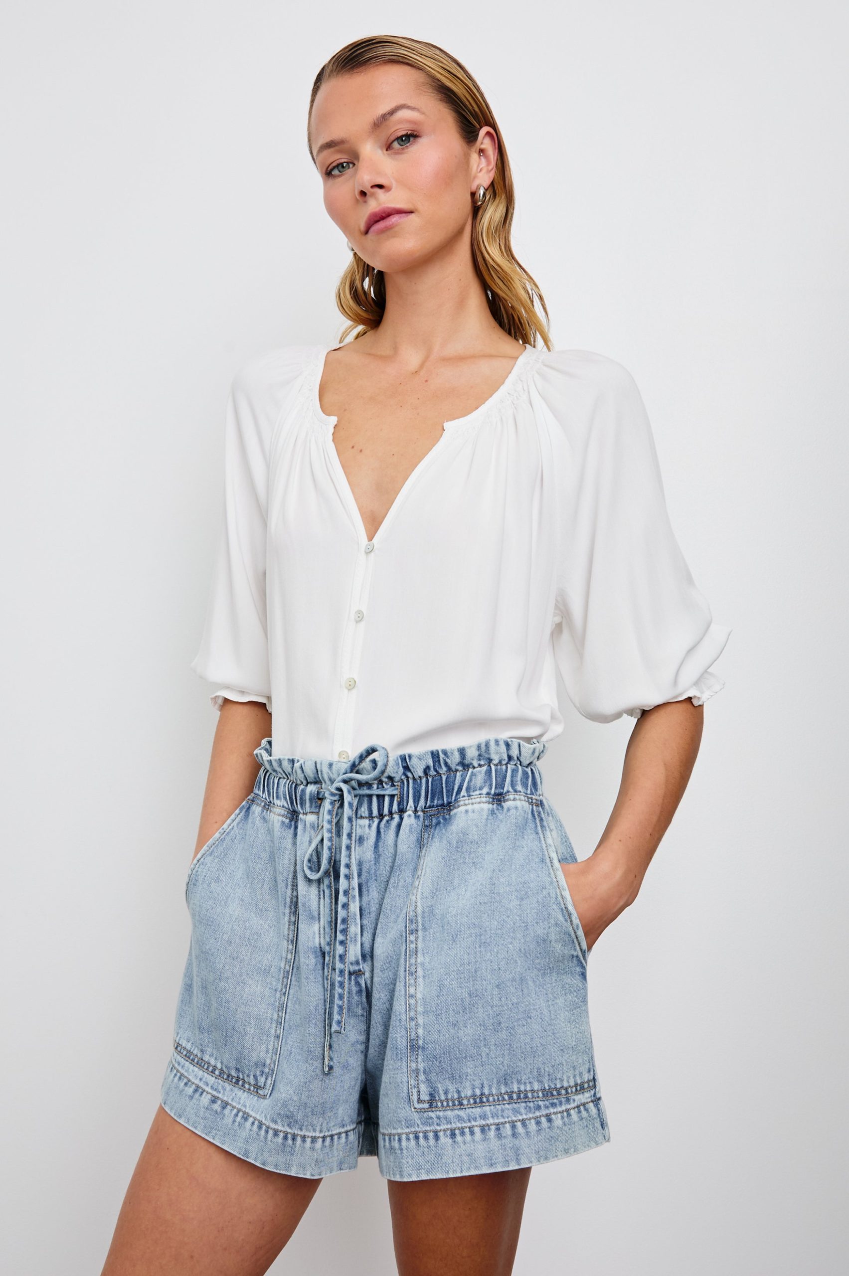 MARIAH SHIRT - PEARL - Image 4