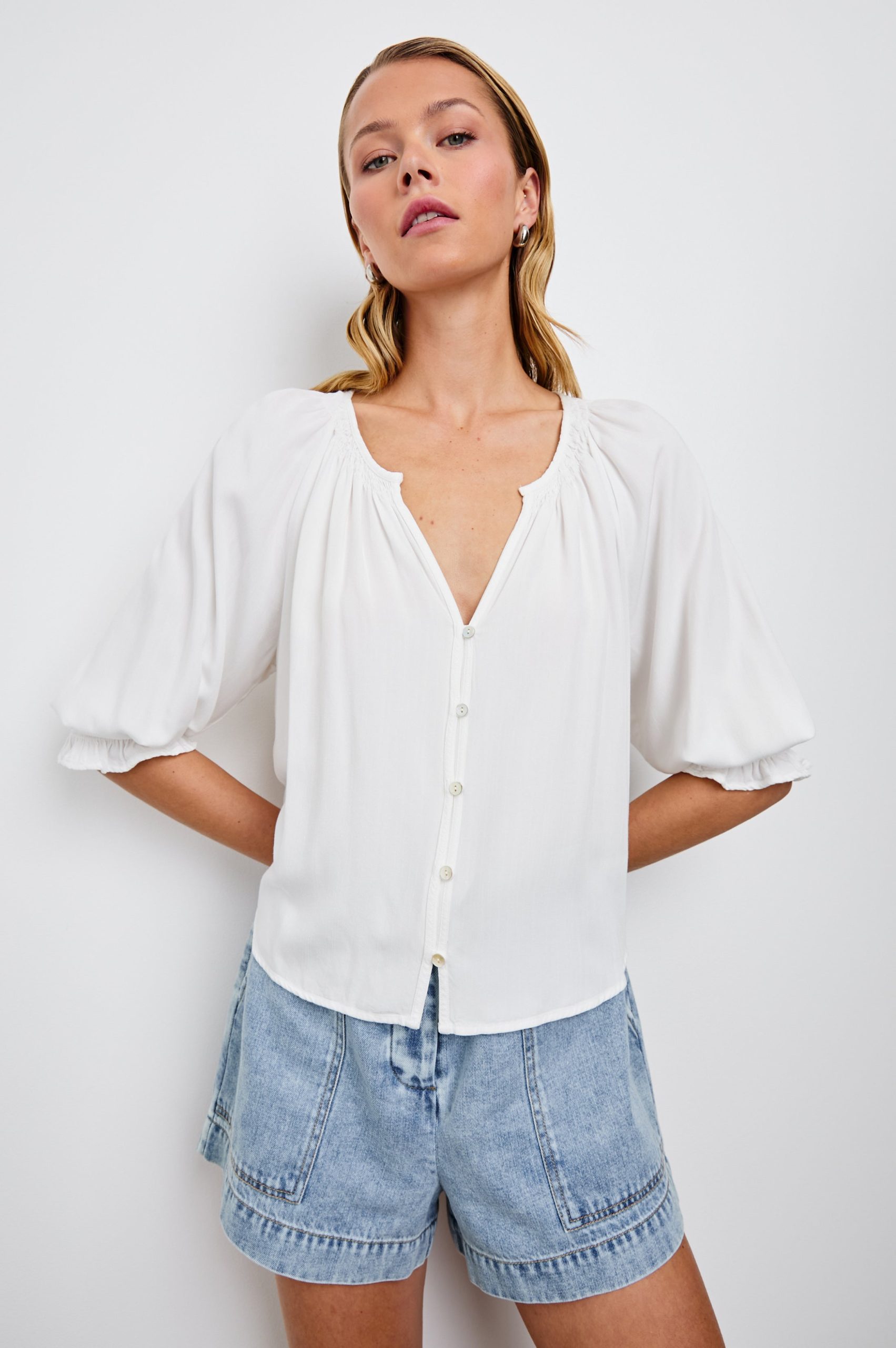MARIAH SHIRT - PEARL - Image 2