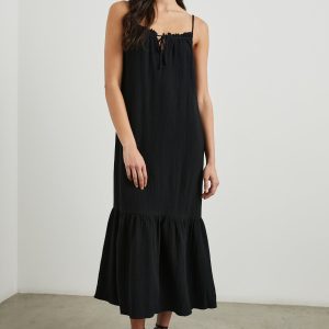 MARSEILLE DRESS - BLACK GAUZE