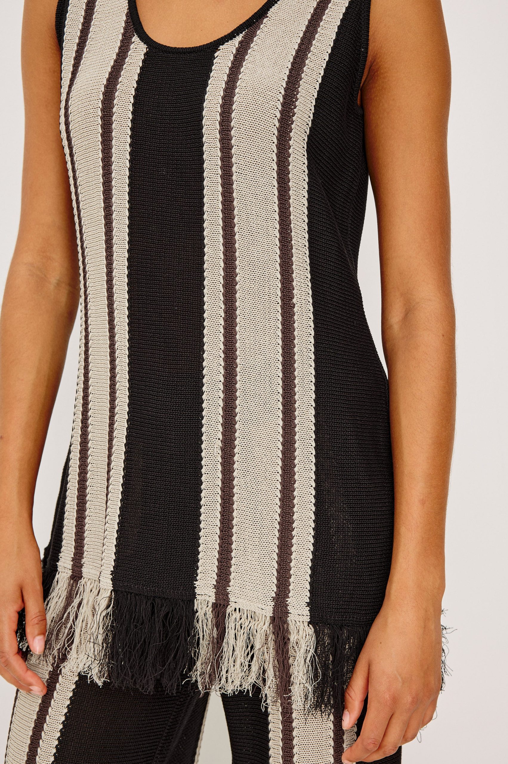 MARTINA TOP - ESPRESSO STRIPE - Image 2