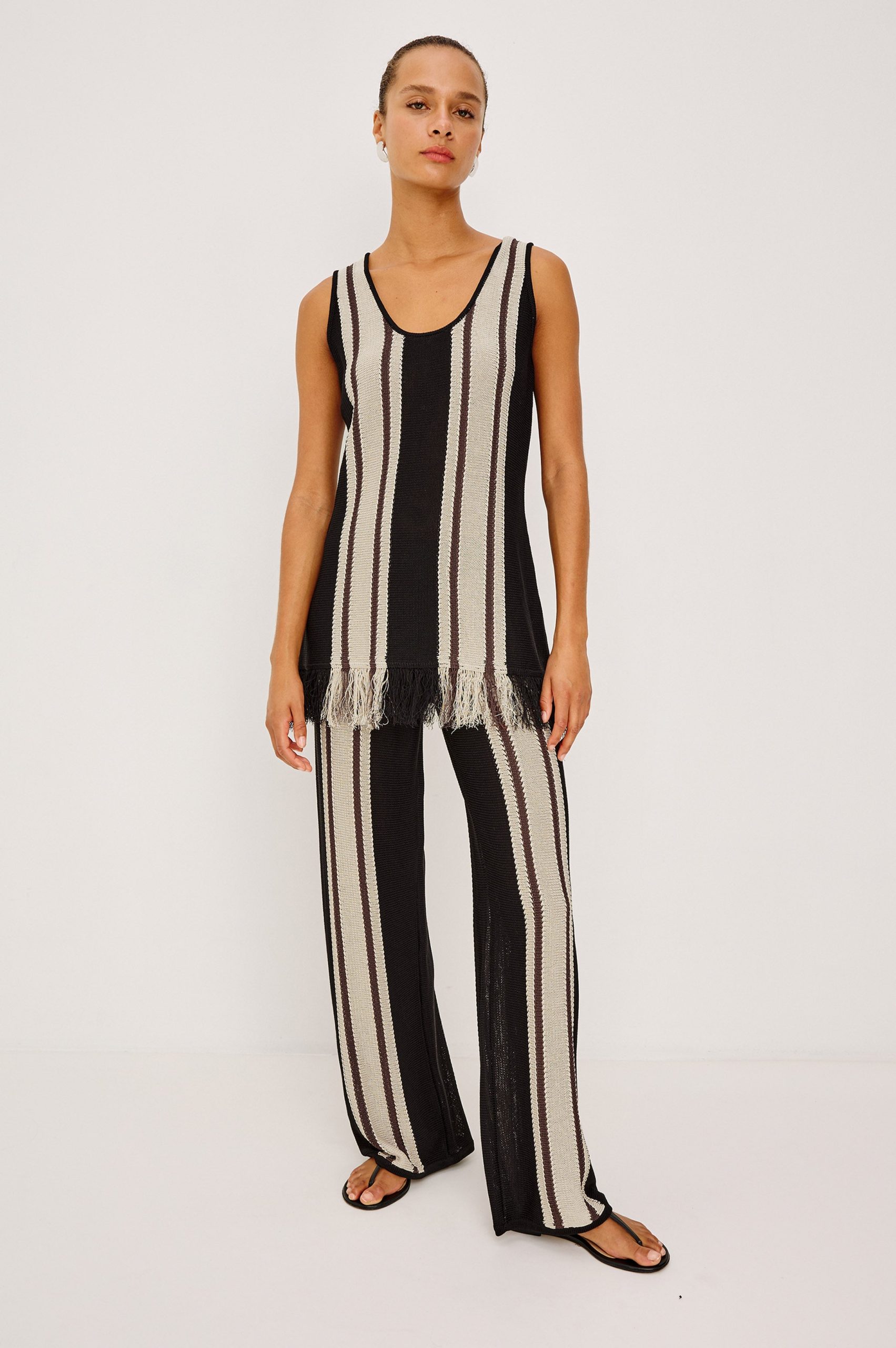 MARTINA TOP - ESPRESSO STRIPE - Image 3
