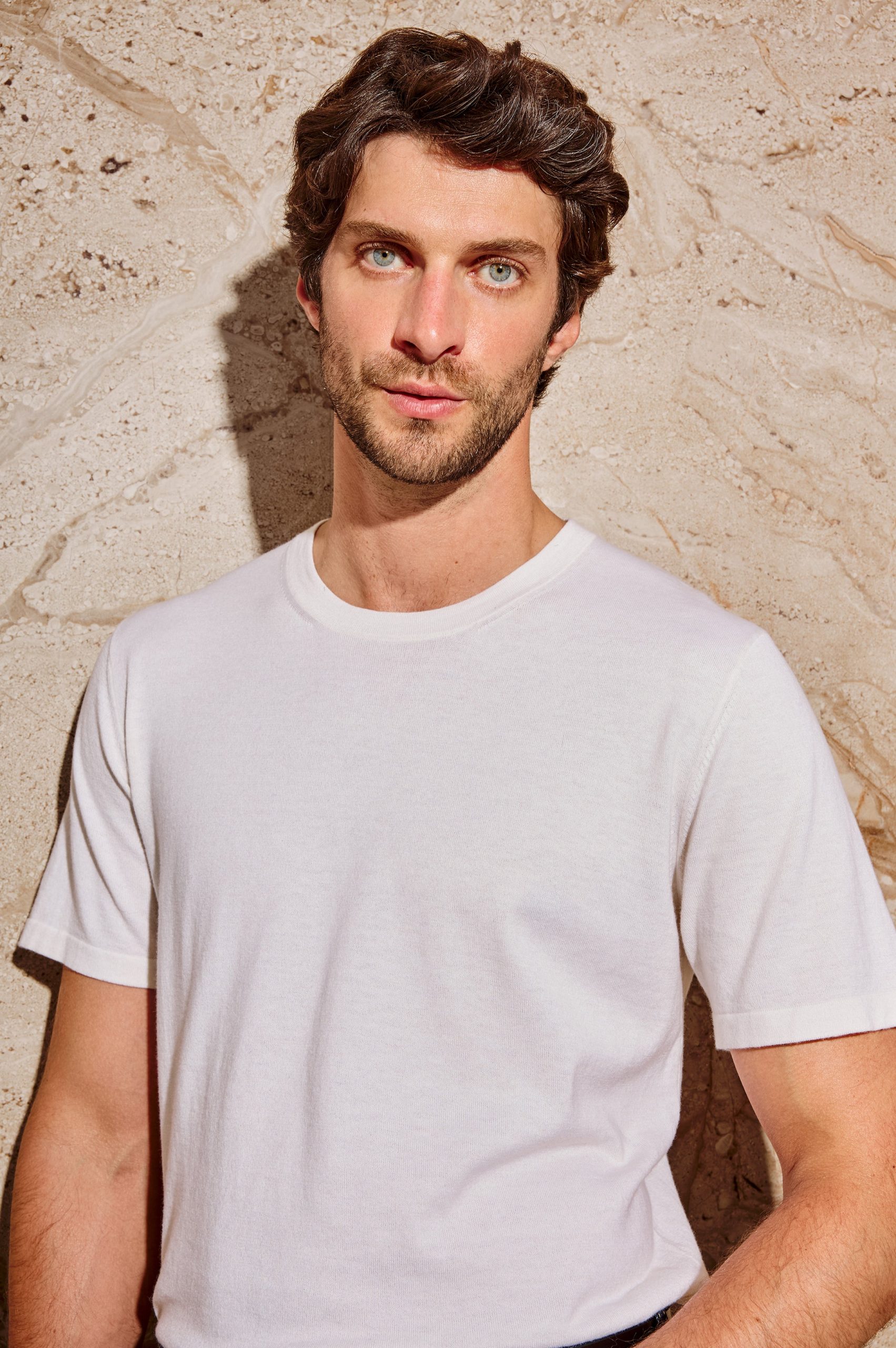 MASON COTTON CASHMERE T-SHIRT - CREAM - Image 2