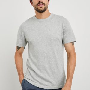 MASON COTTON CASHMERE T-SHIRT - HEATHER GREY