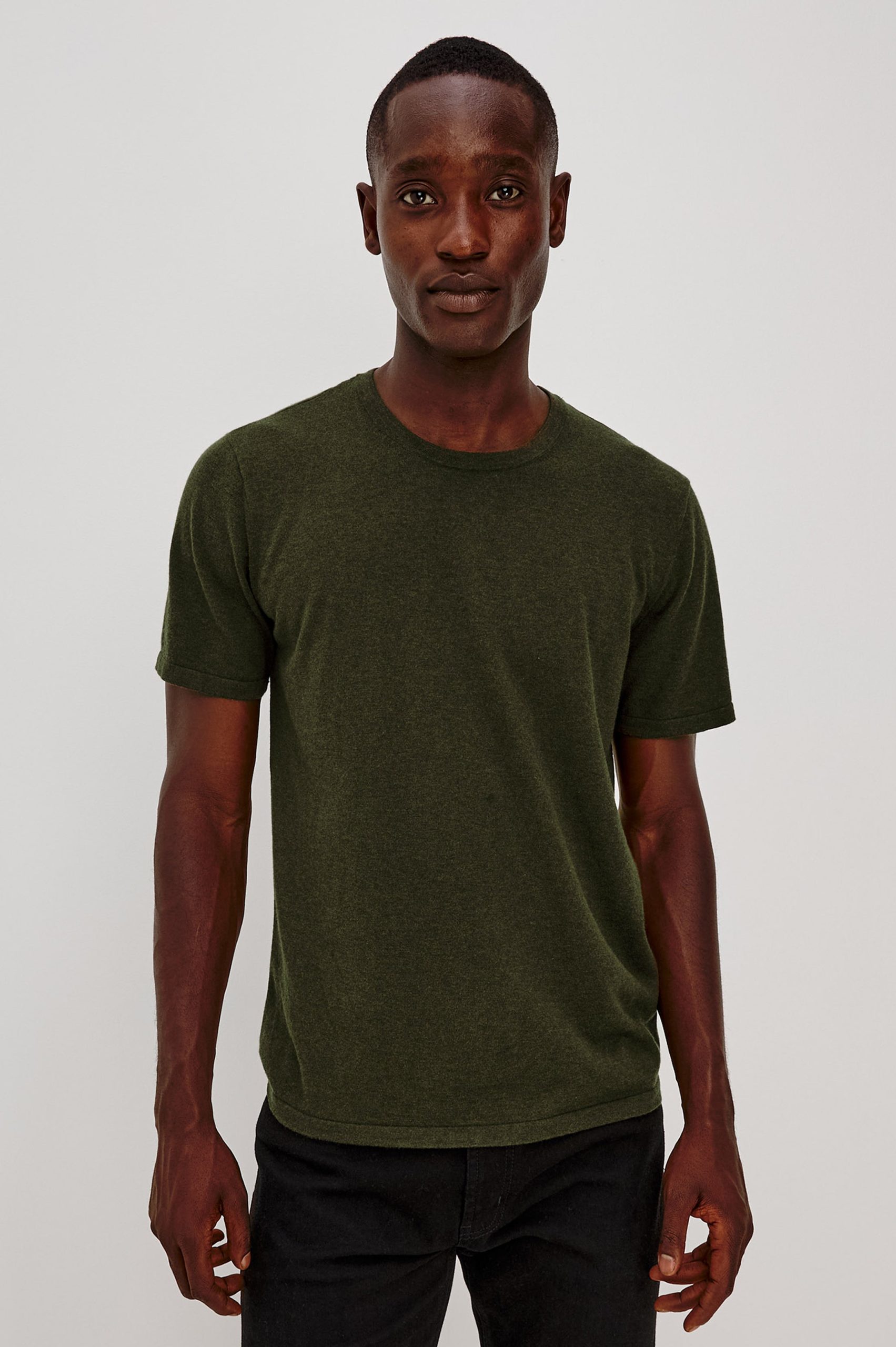 MASON COTTON CASHMERE T-SHIRT - HEMLOCK - Image 4