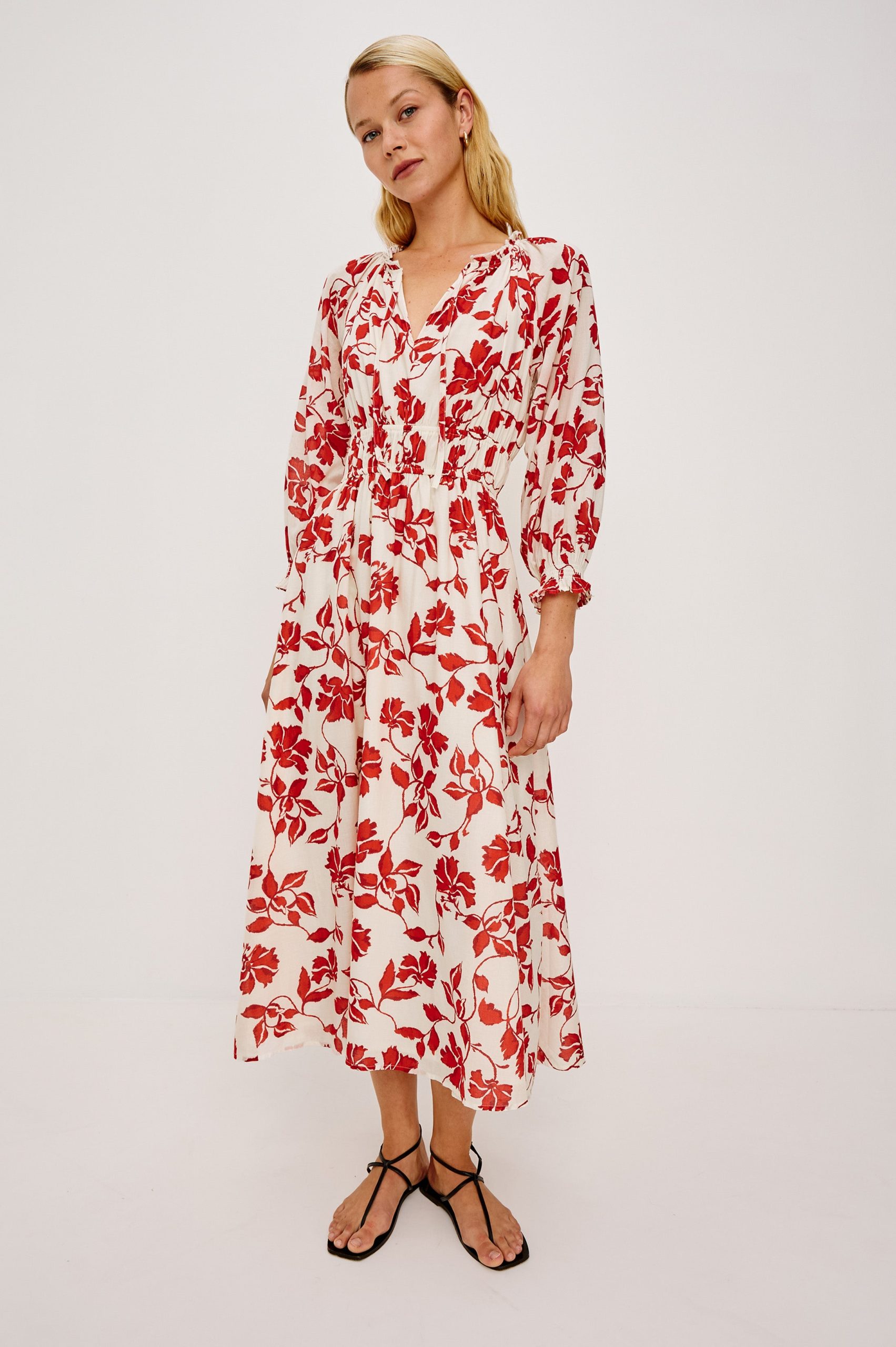 MATIA DRESS - RED JASMINE - Image 3