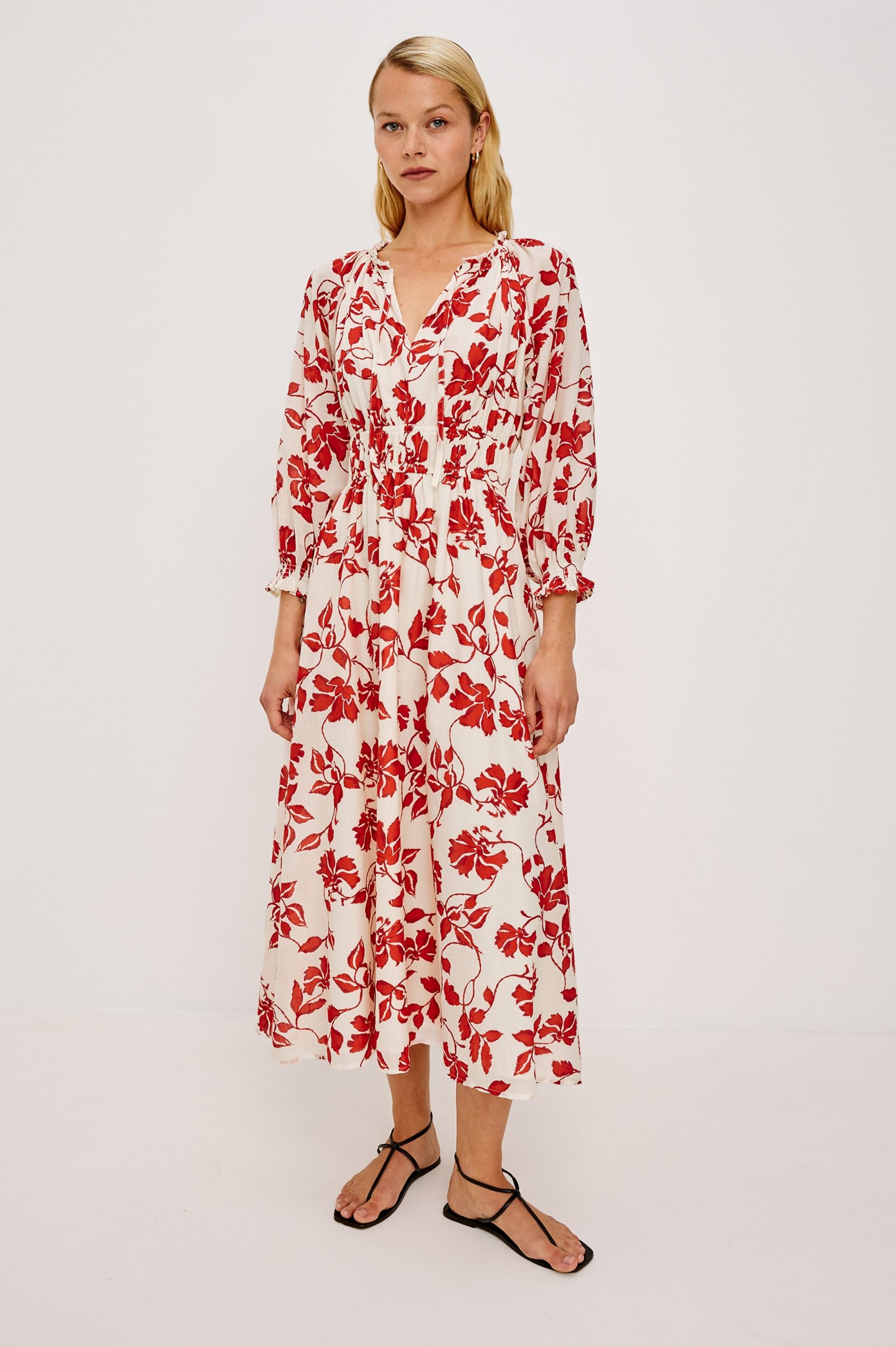 MATIA DRESS - RED JASMINE - Image 4