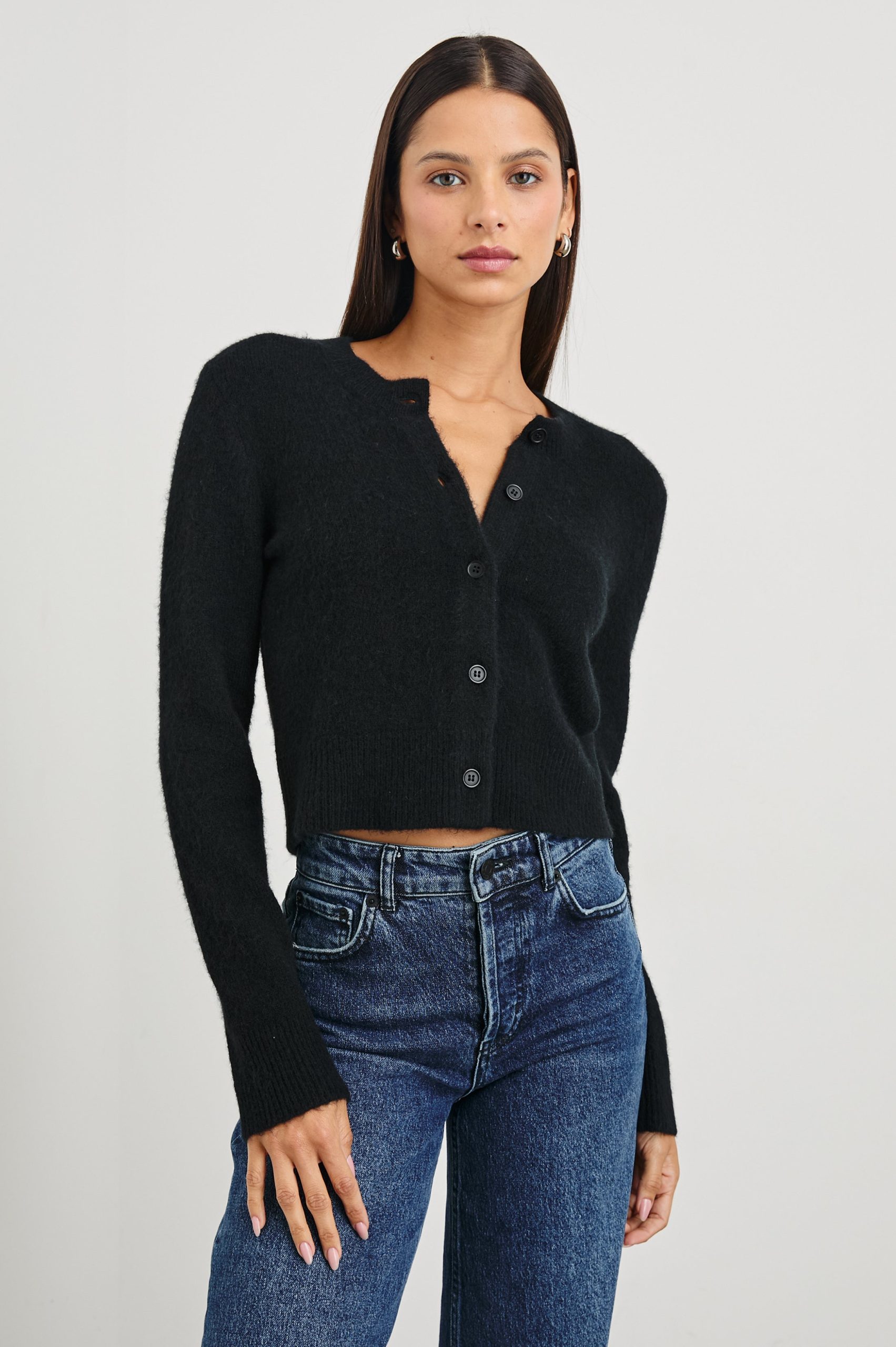 MATILDA CARDIGAN - BLACK - Image 2