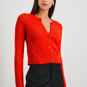 MATILDA CARDIGAN - CHERRY