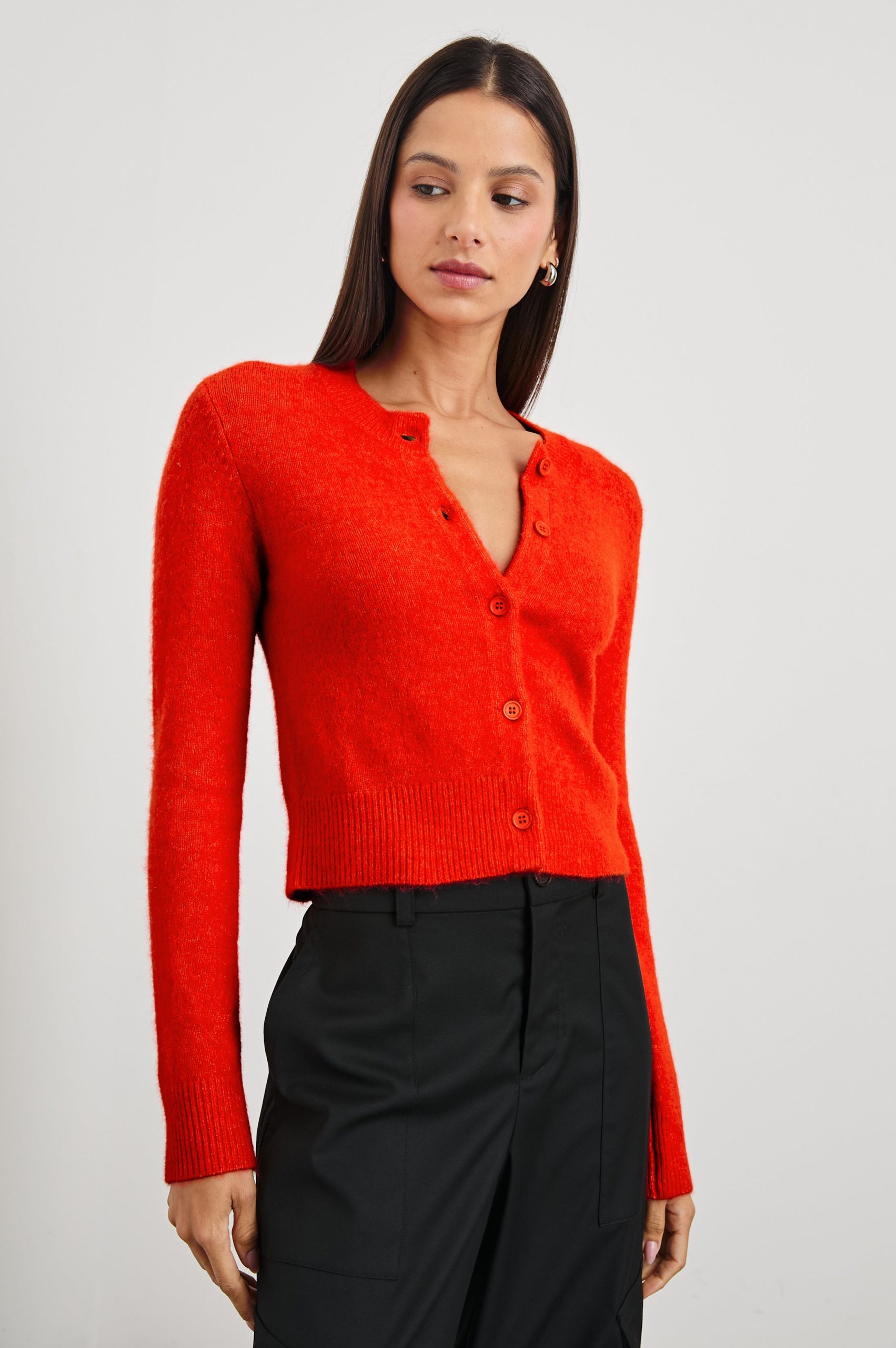 MATILDA CARDIGAN - CHERRY