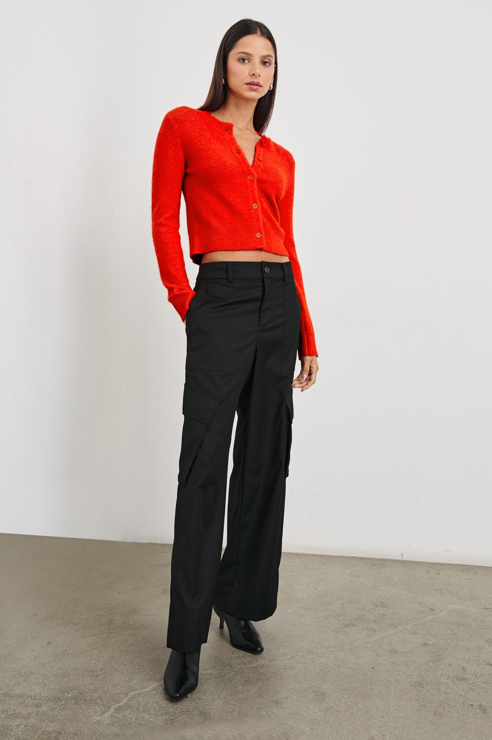 MATILDA CARDIGAN - CHERRY - Image 3