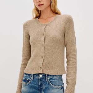 MATILDA CARDIGAN - HEATHER OAT