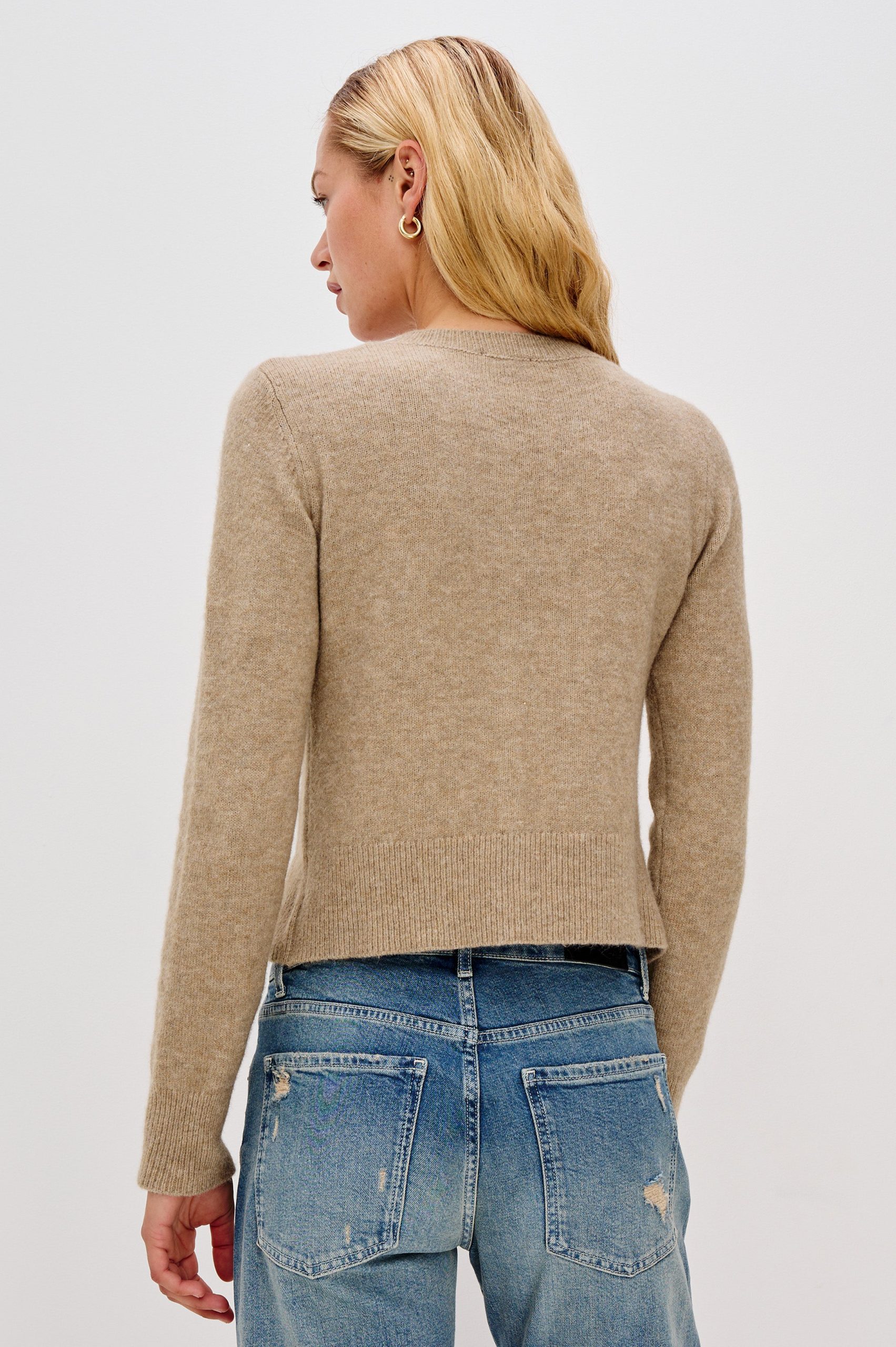 MATILDA CARDIGAN - HEATHER OAT - Image 5