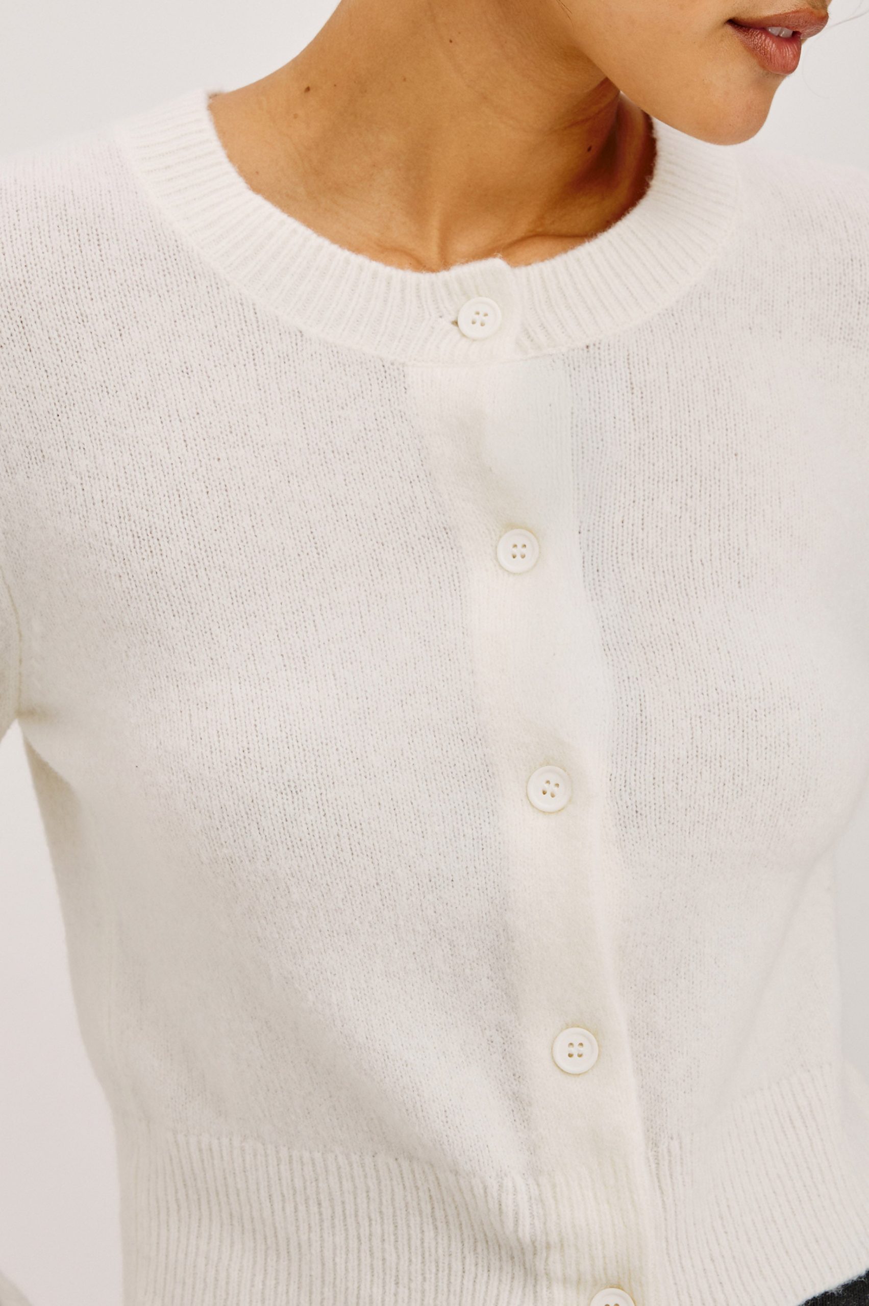 MATILDA CARDIGAN - IVORY - Image 2