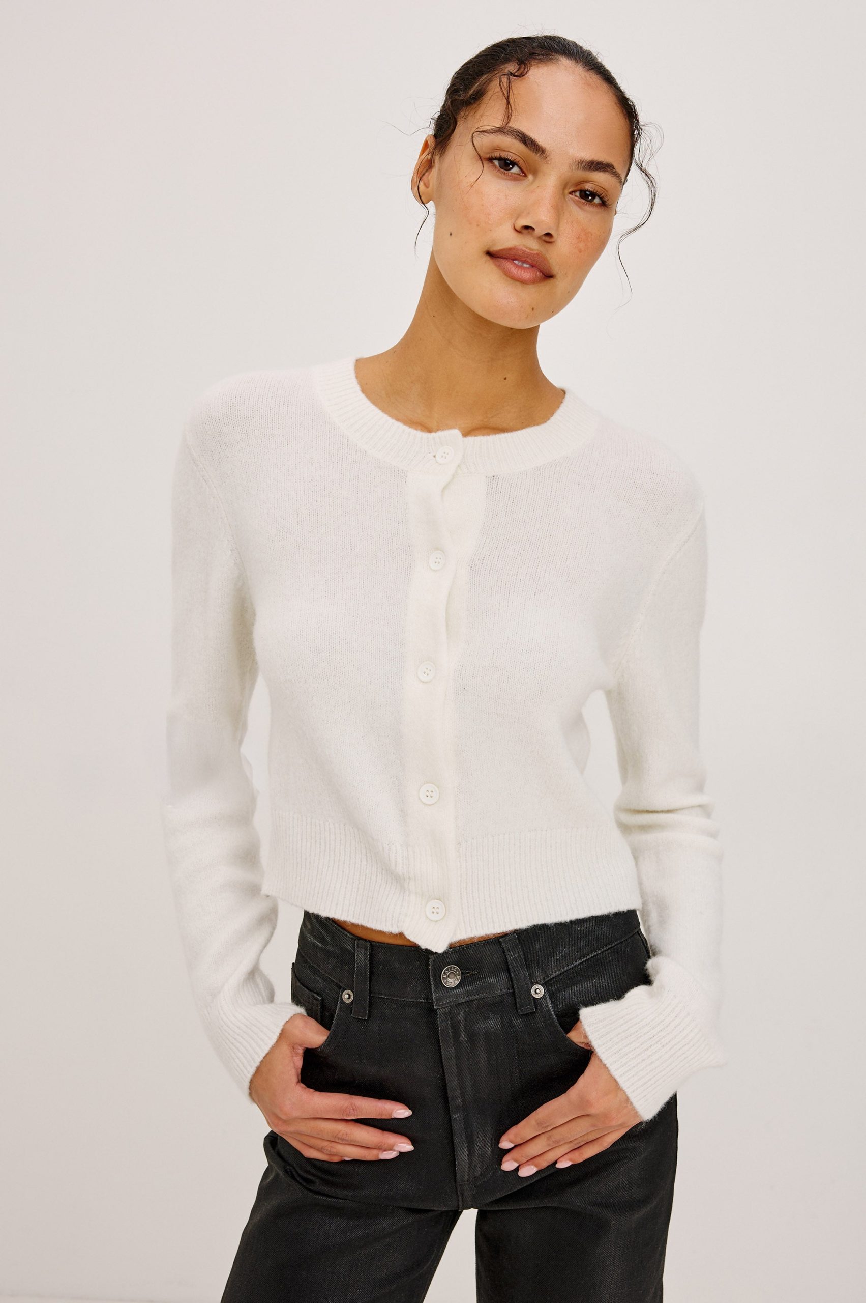 MATILDA CARDIGAN - IVORY - Image 4
