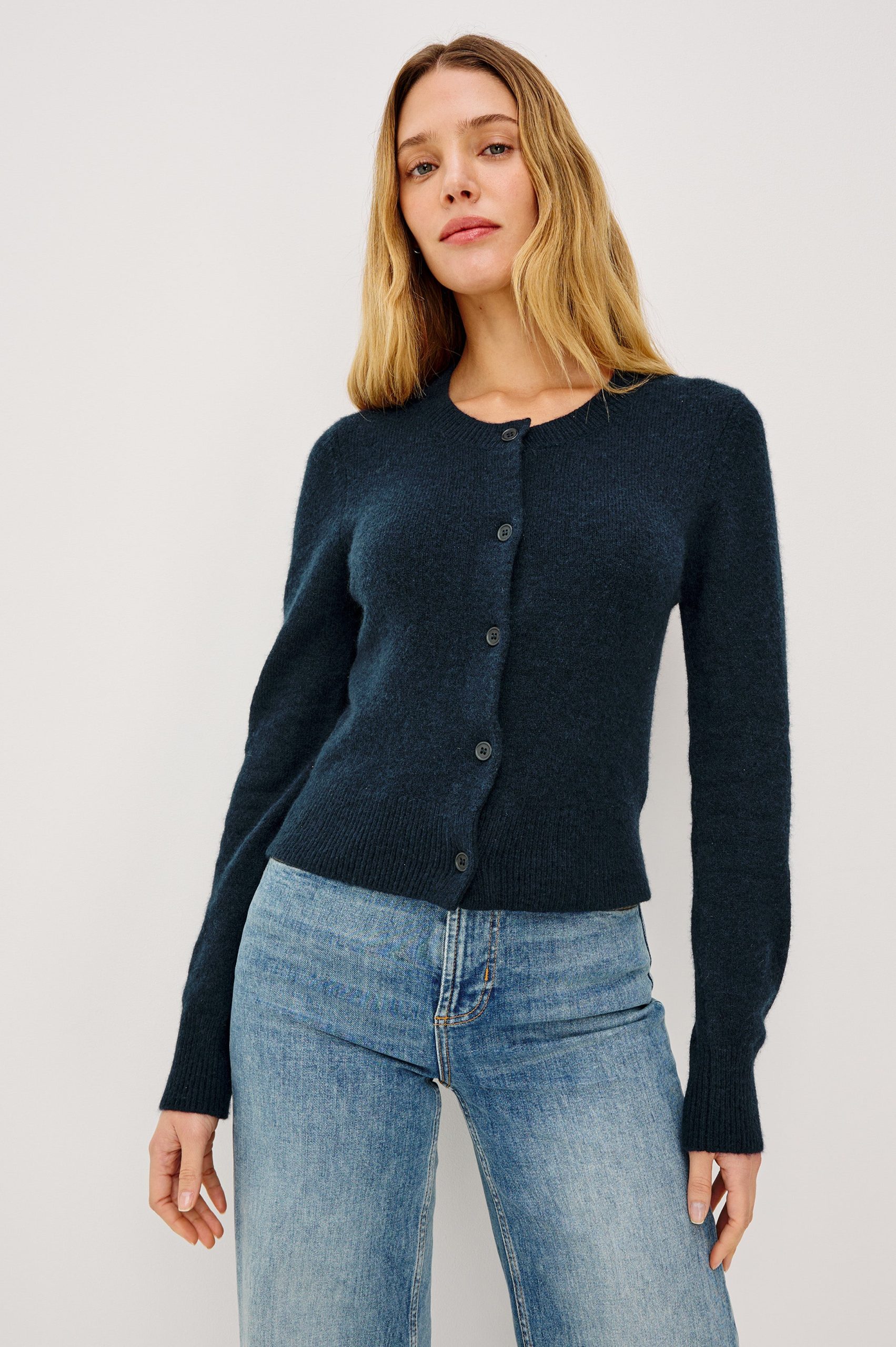 MATILDA CARDIGAN - NAVY