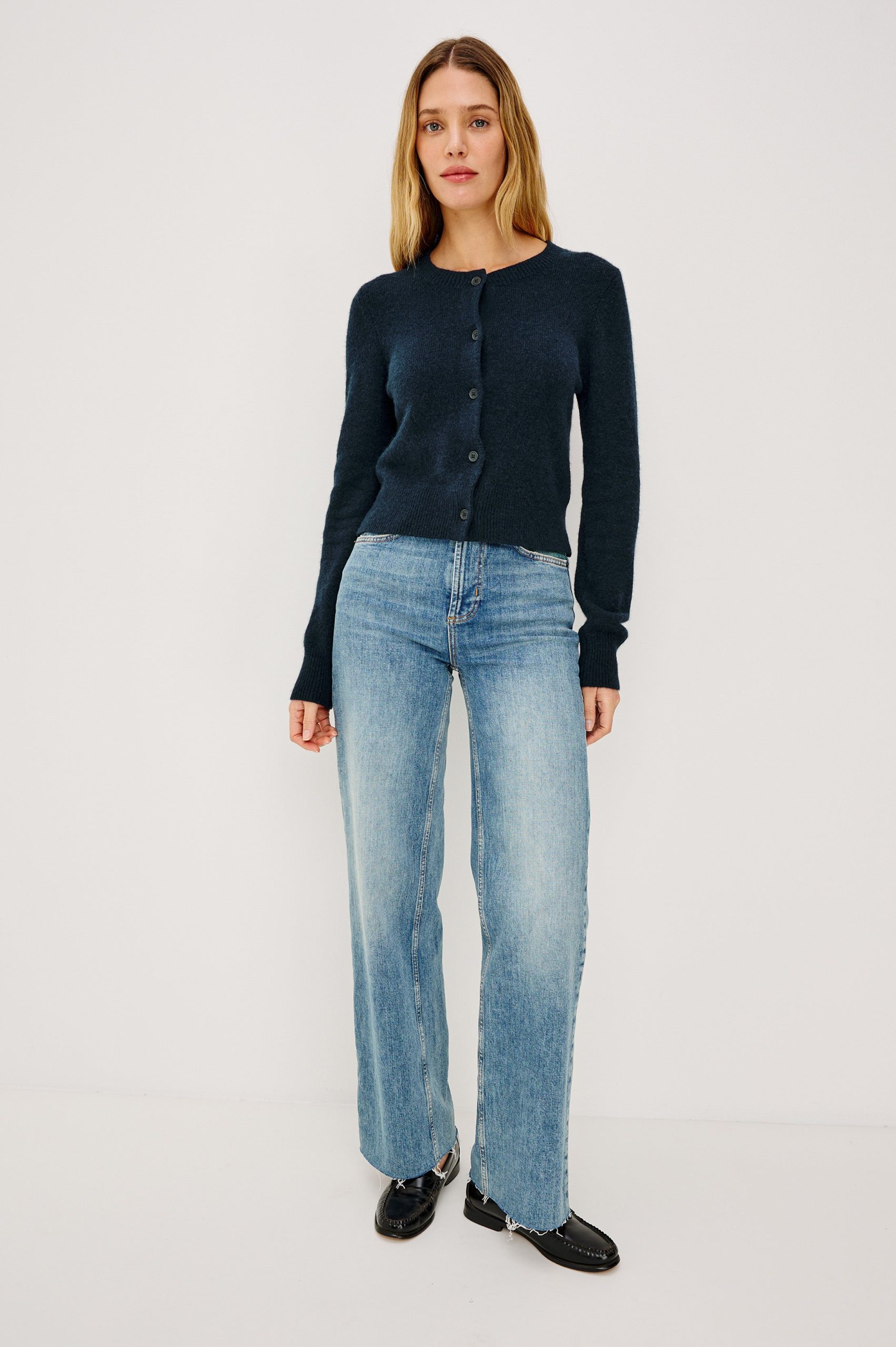 MATILDA CARDIGAN - NAVY - Image 3