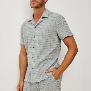 MAVERICK SHIRT - SILVERLINE BLUE GRID