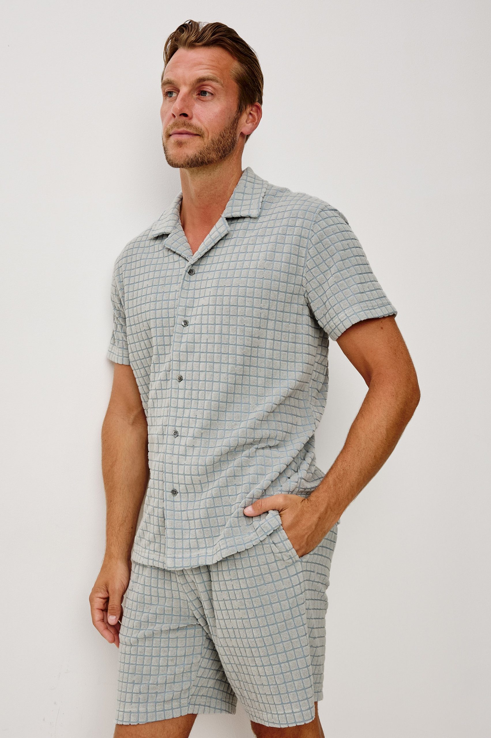 MAVERICK SHIRT - SILVERLINE BLUE GRID