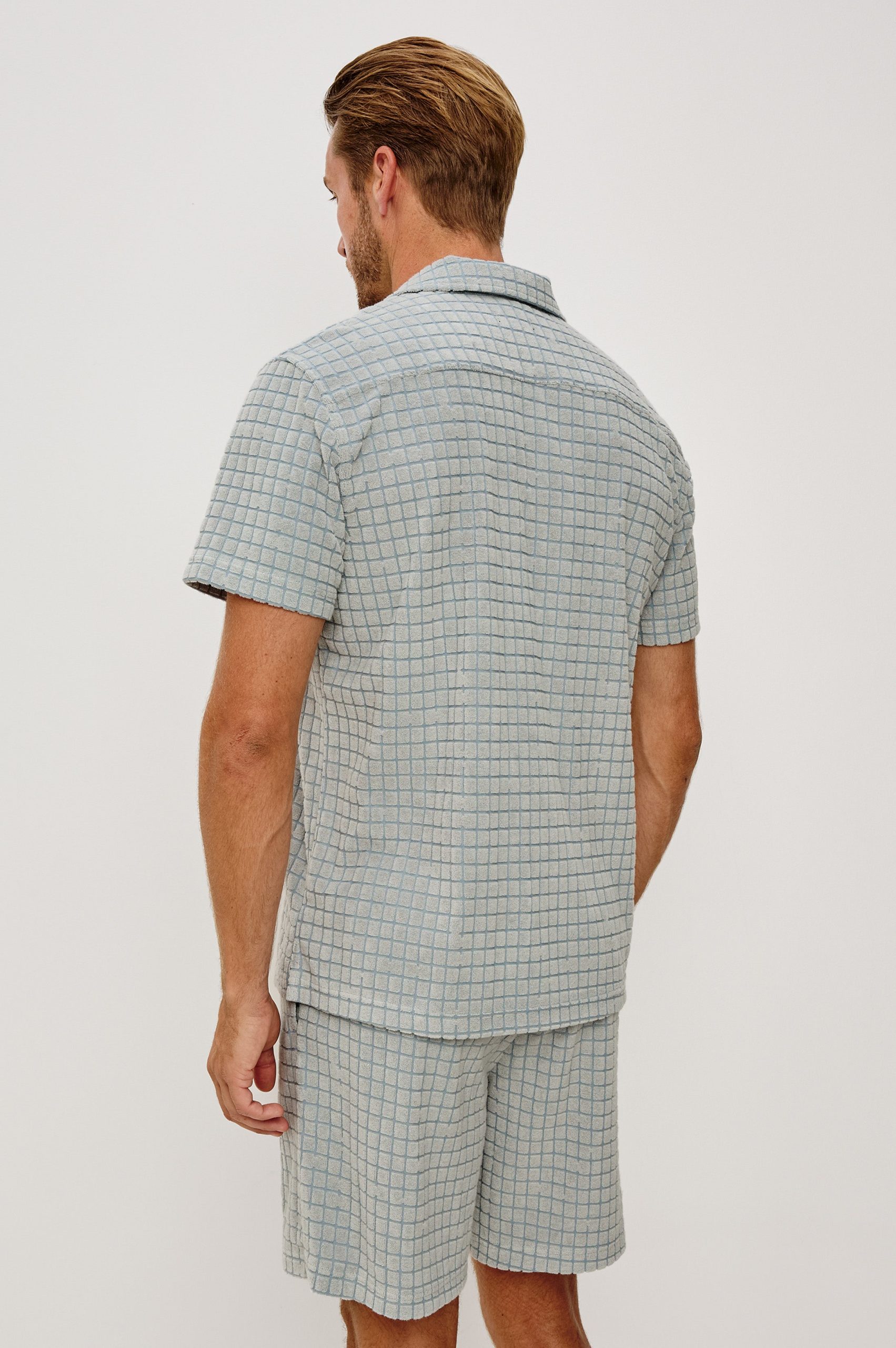 MAVERICK SHIRT - SILVERLINE BLUE GRID - Image 5