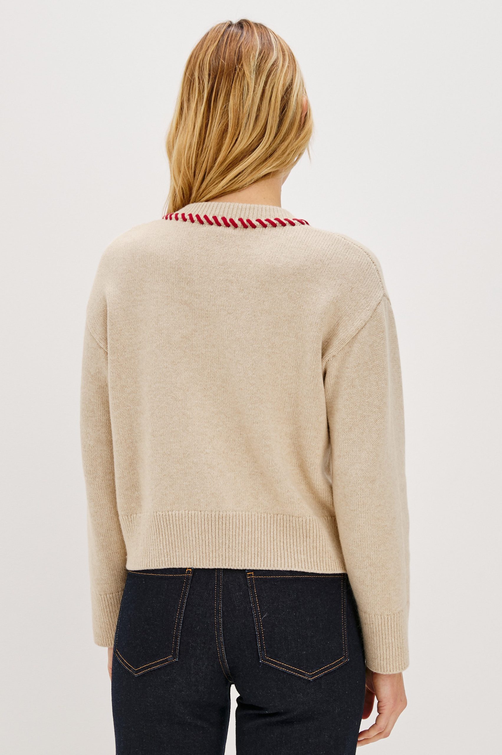 MAVIE CARDIGAN - CARMINE FLORAL - Image 5