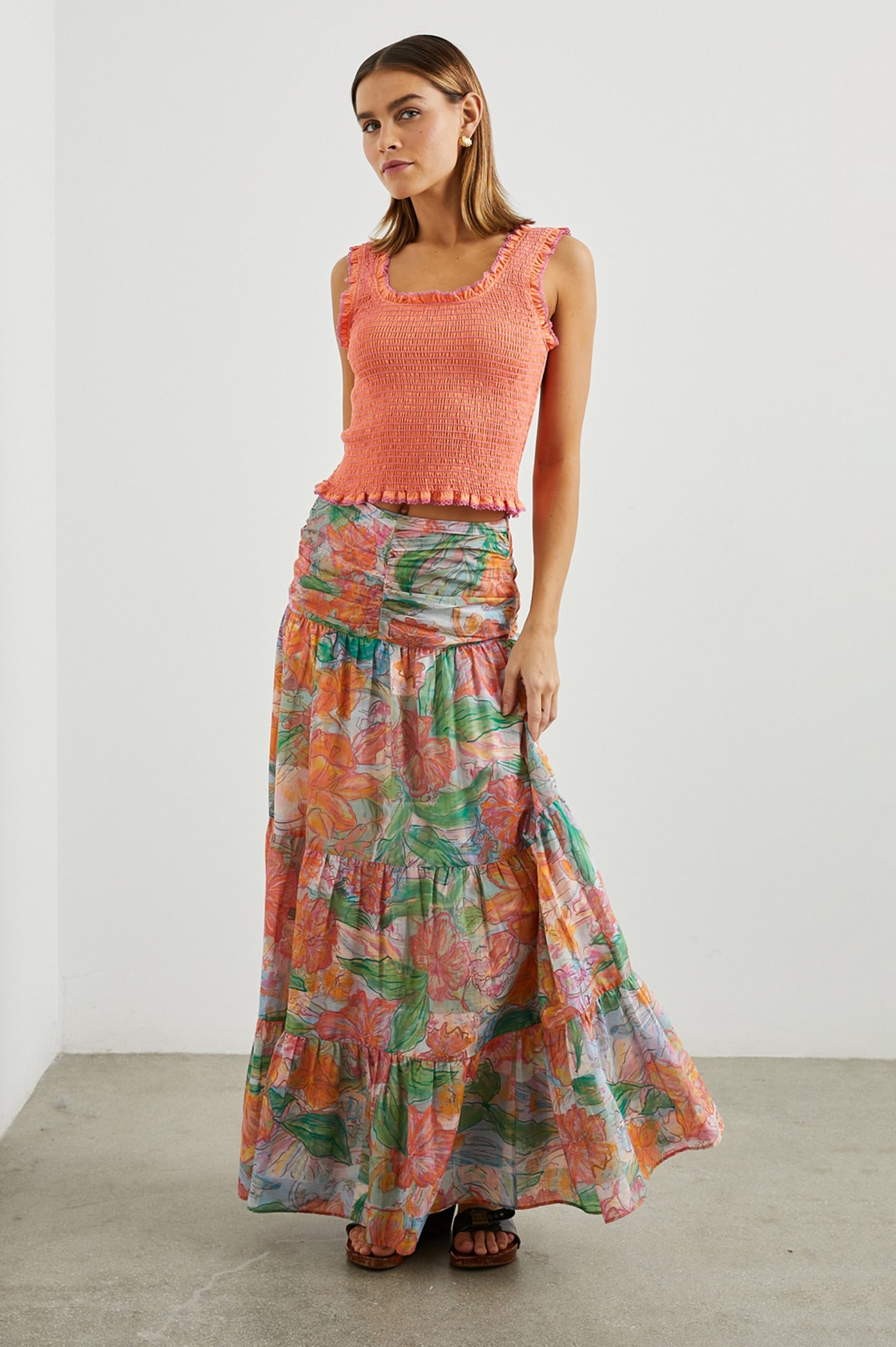 MAXINE TOP - PAPAYA - Image 4