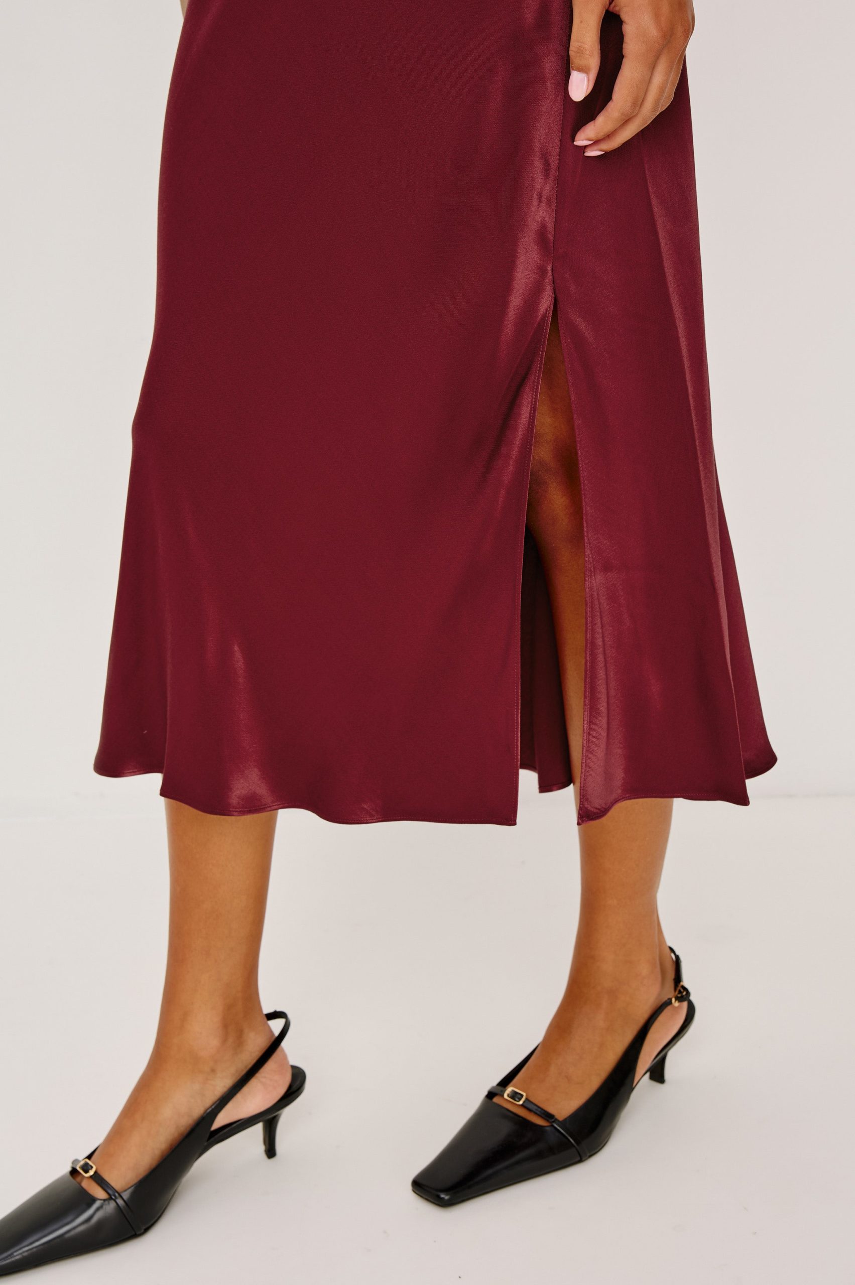 MAYA SKIRT - GARNET - Image 2