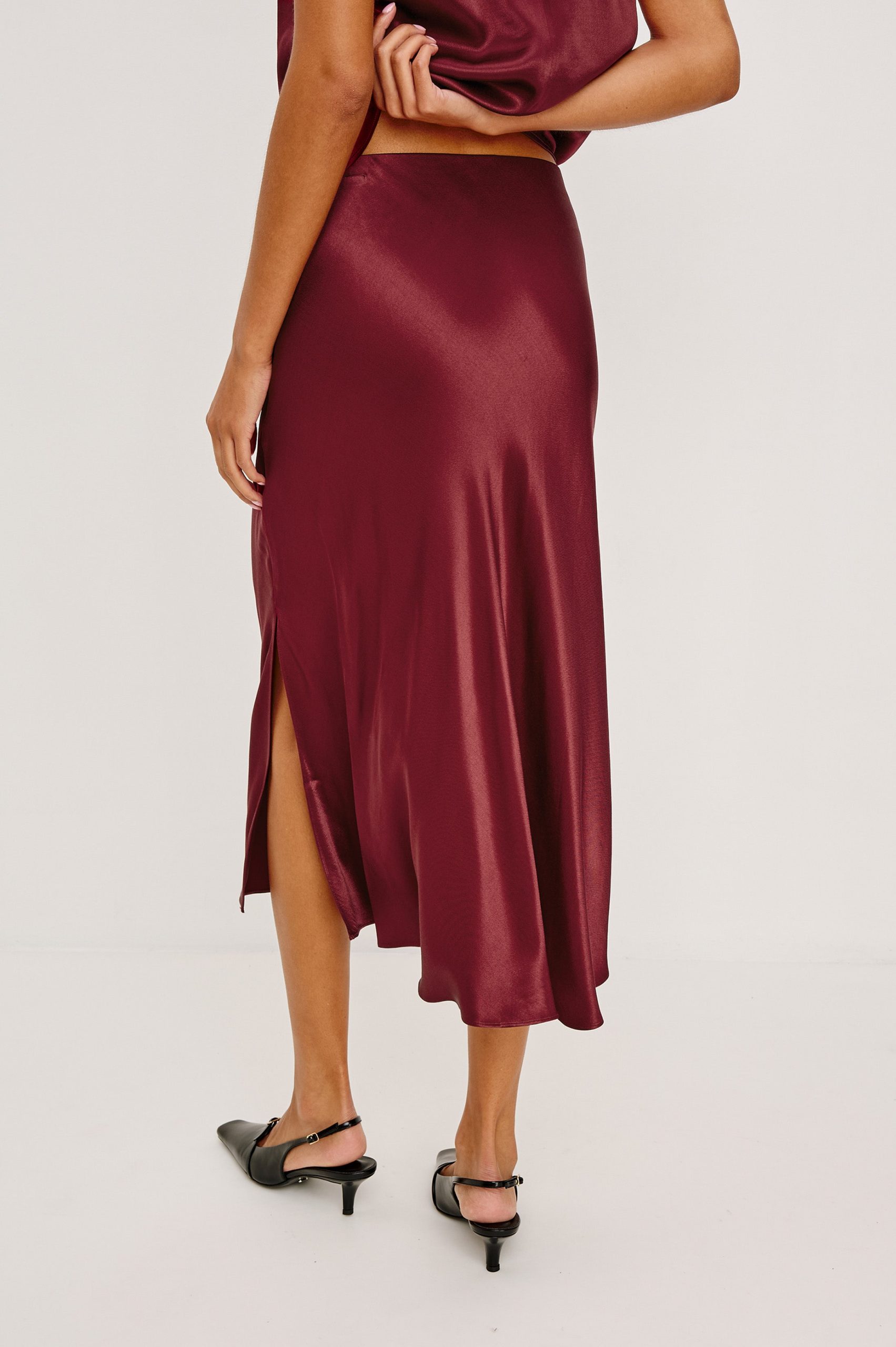 MAYA SKIRT - GARNET - Image 5