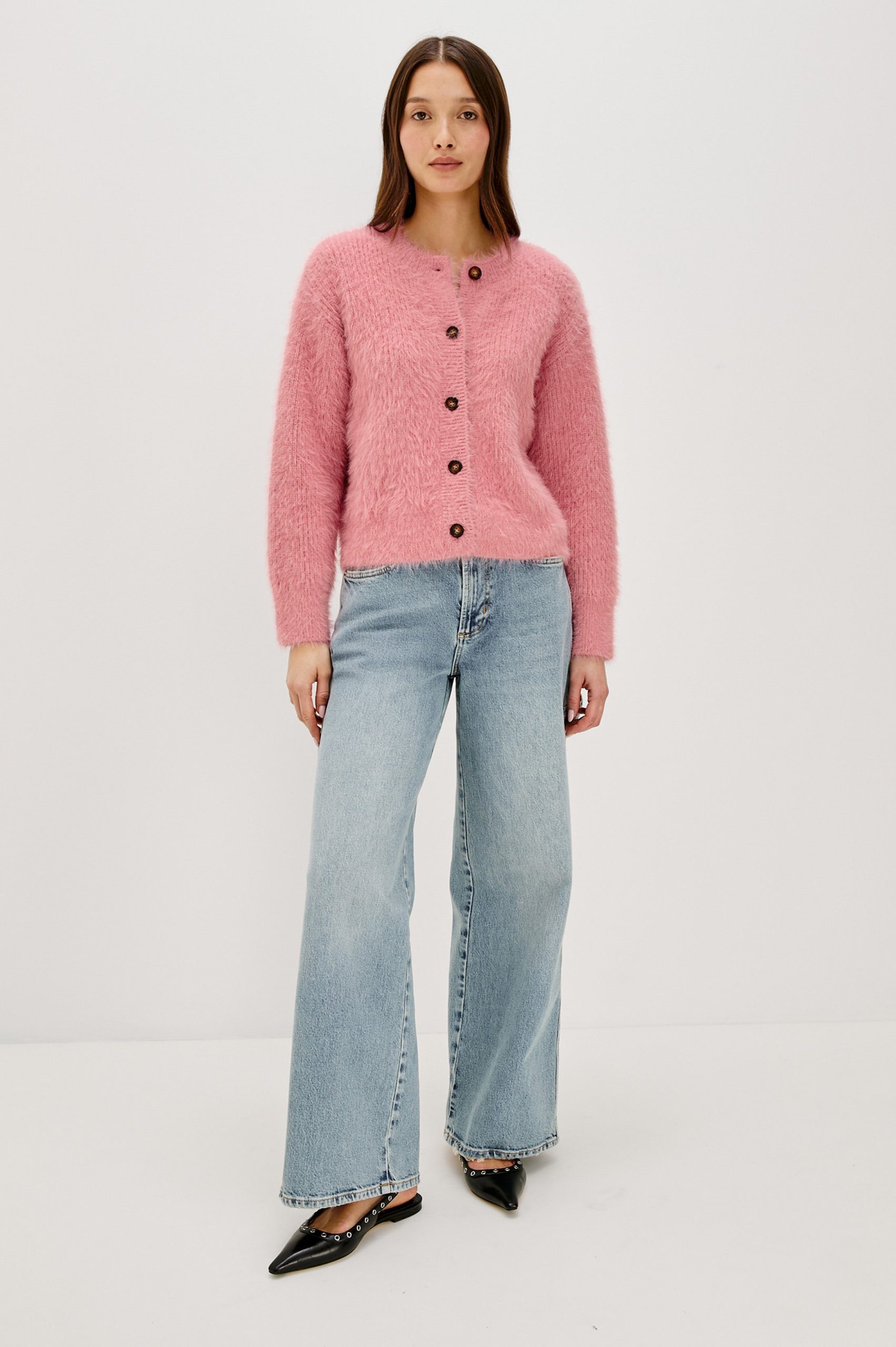 MELO CARDIGAN - HEATHER PINK - Image 3
