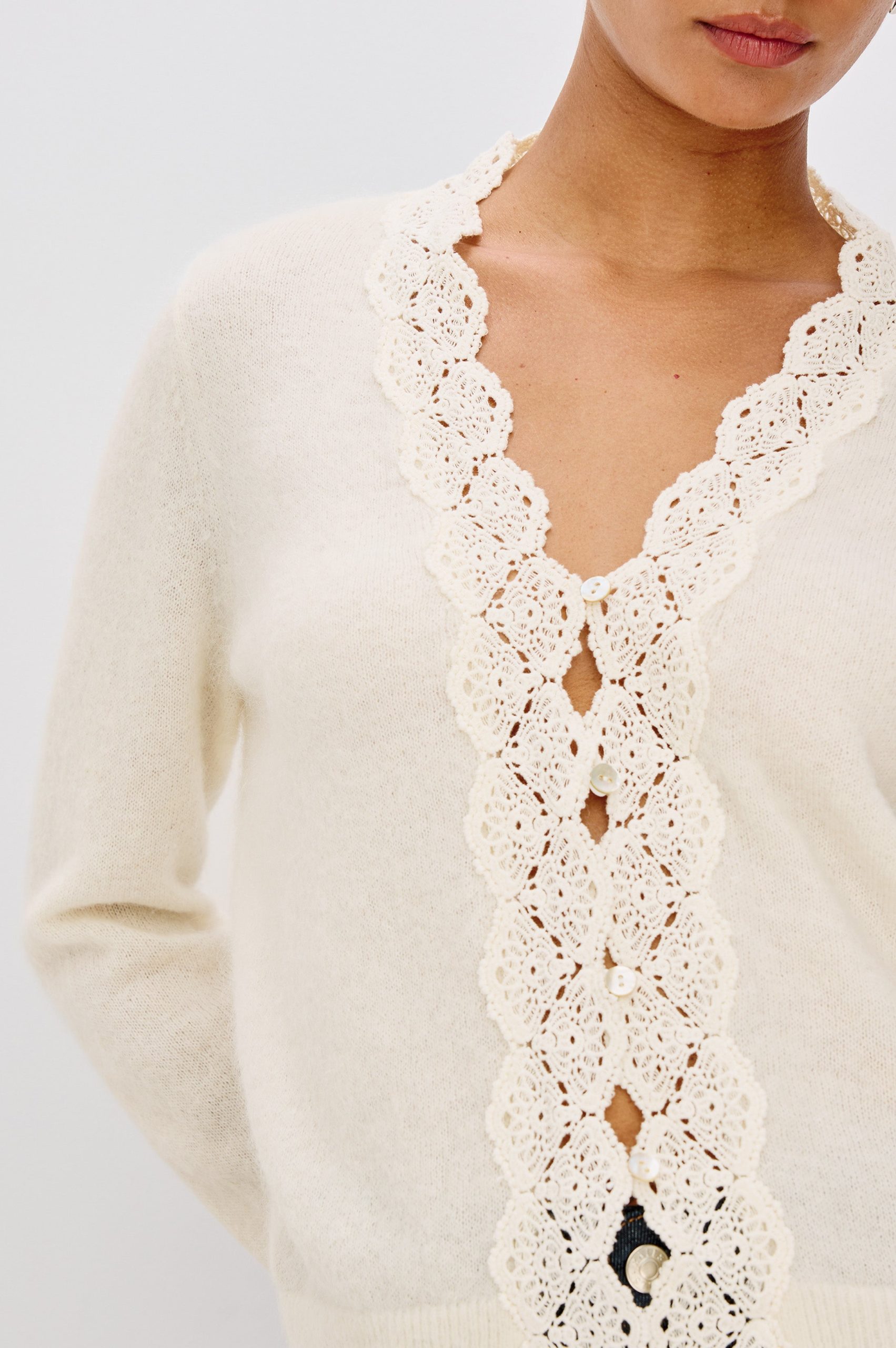 MER CARDIGAN - IVORY - Image 2