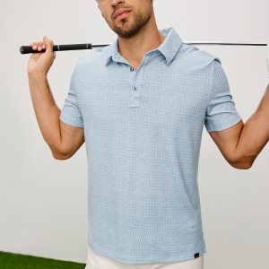 MERCED GOLF POLO SHIRT - CUYAMA BATIK GLASS