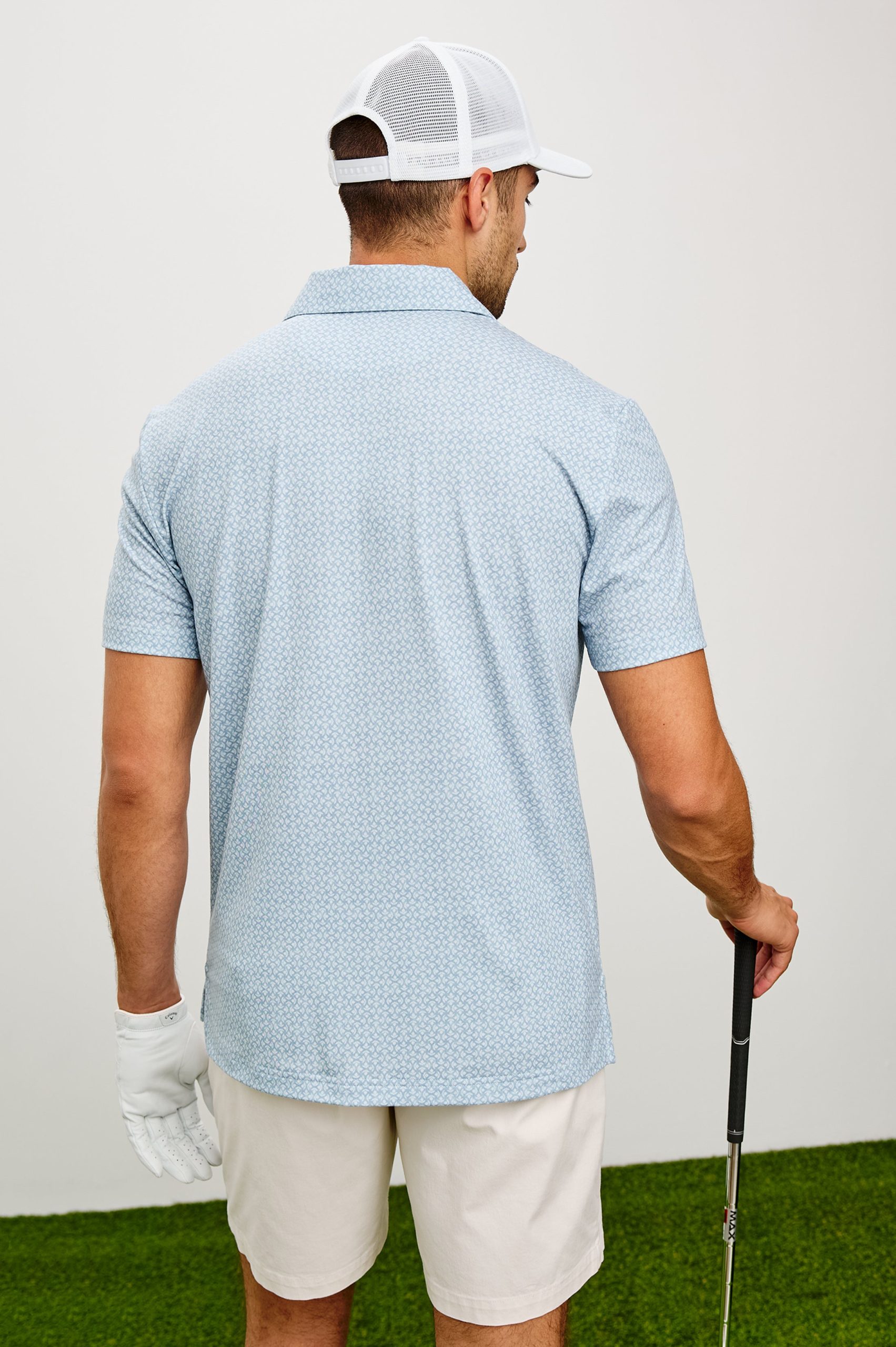 MERCED GOLF POLO SHIRT - CUYAMA BATIK GLASS - Image 4