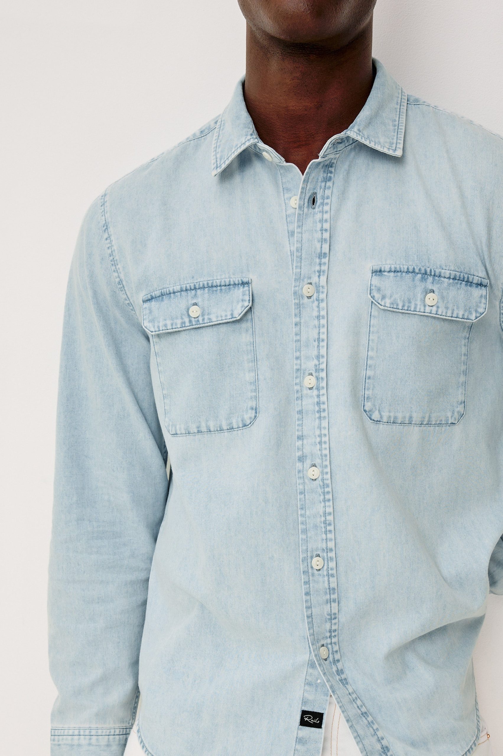 MEYER SHIRT - LIGHT VINTAGE WASH - Image 2
