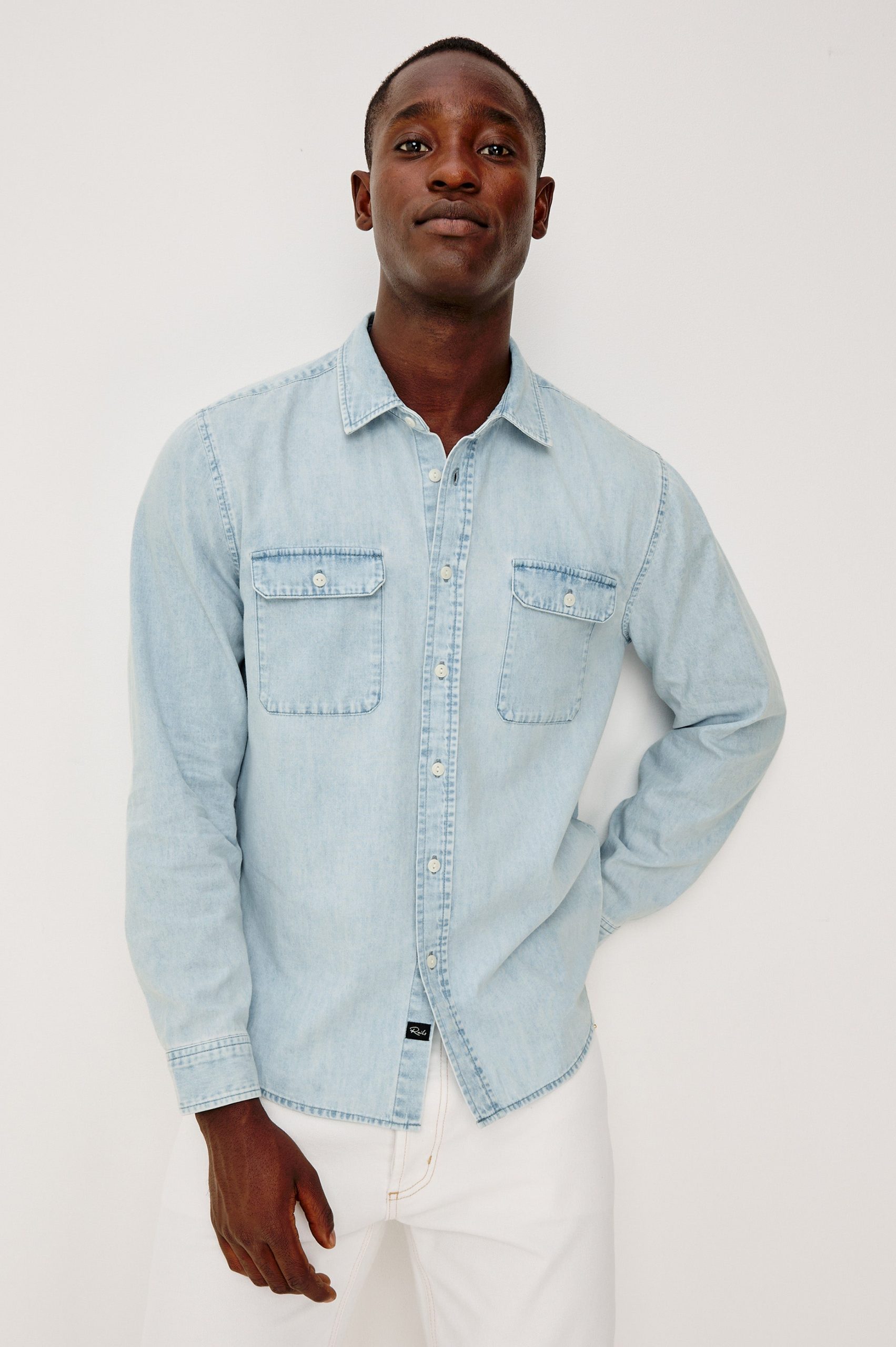 MEYER SHIRT - LIGHT VINTAGE WASH - Image 4