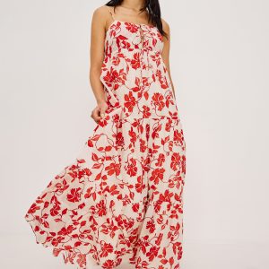 MICA DRESS - RED JASMINE