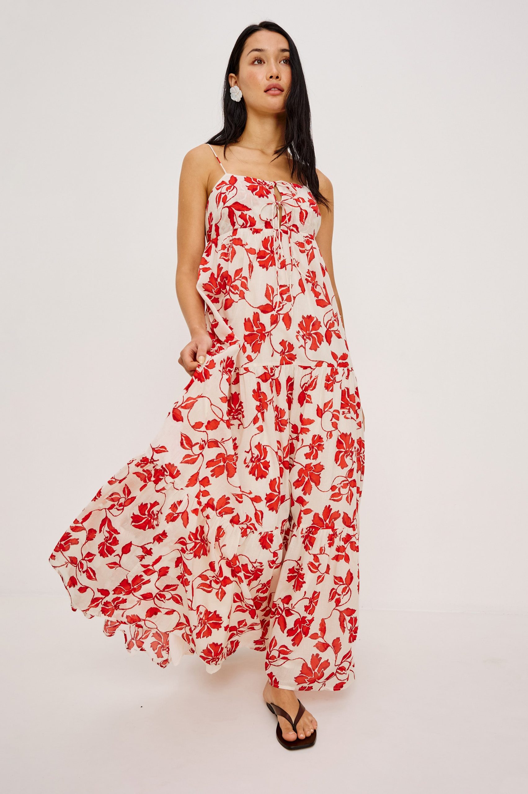 MICA DRESS - RED JASMINE
