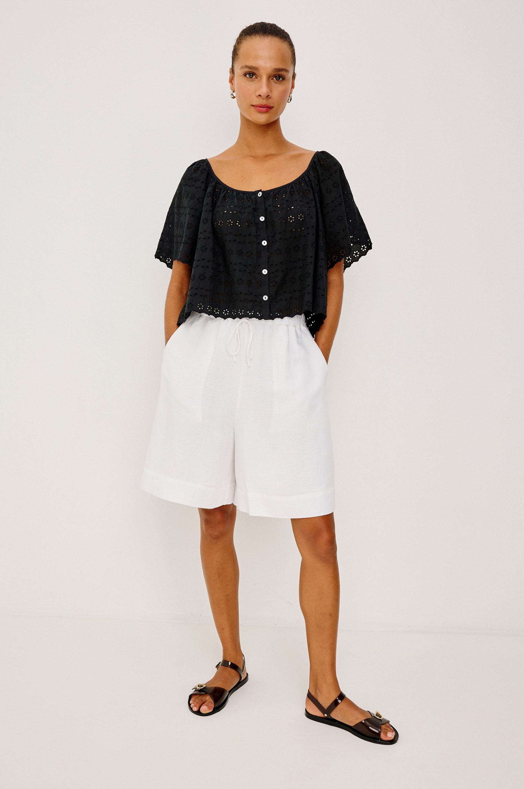MILLER SHIRT - BLACK EYELET - Image 3