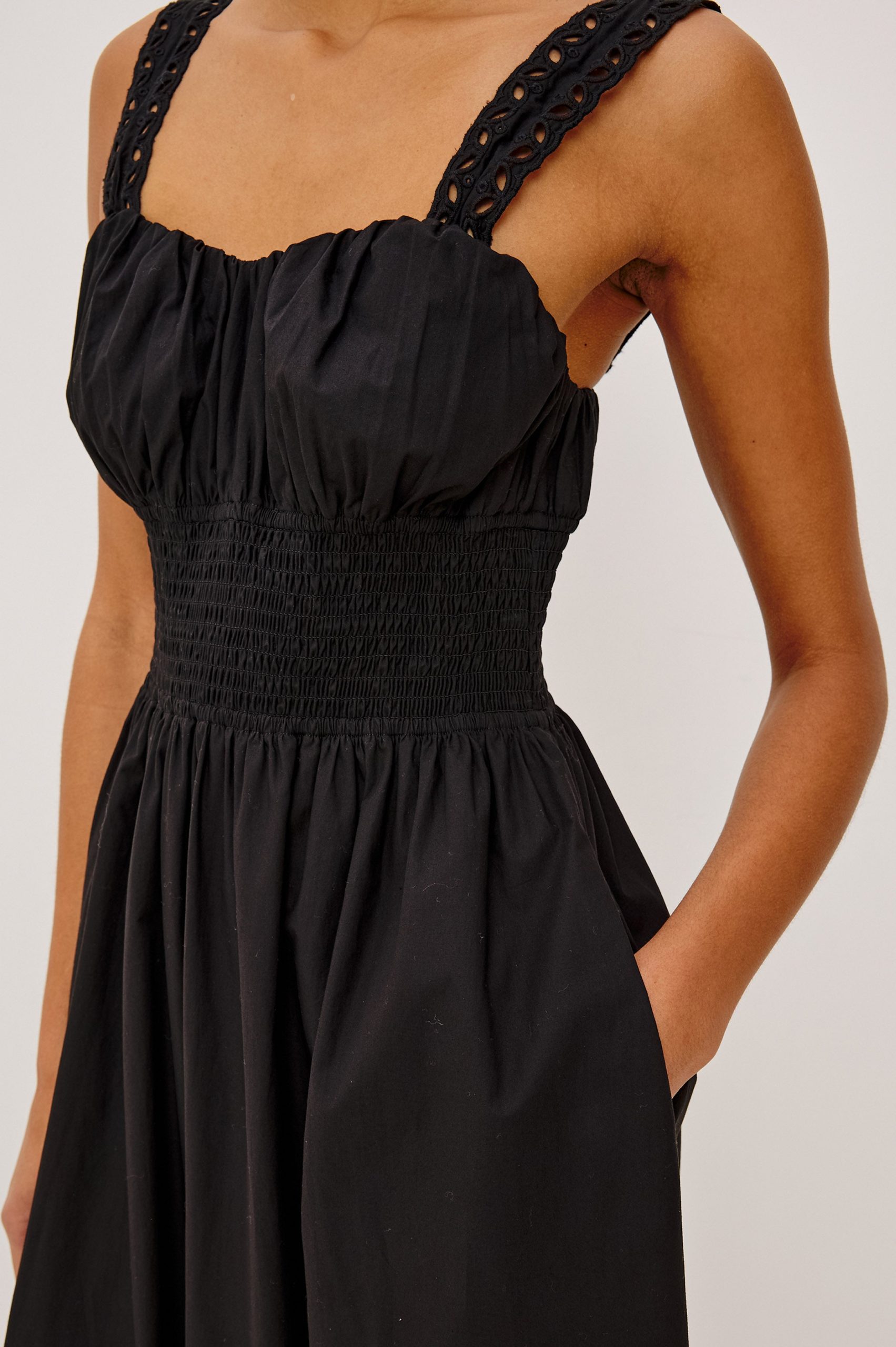 MOIRA DRESS - BLACK - Image 2