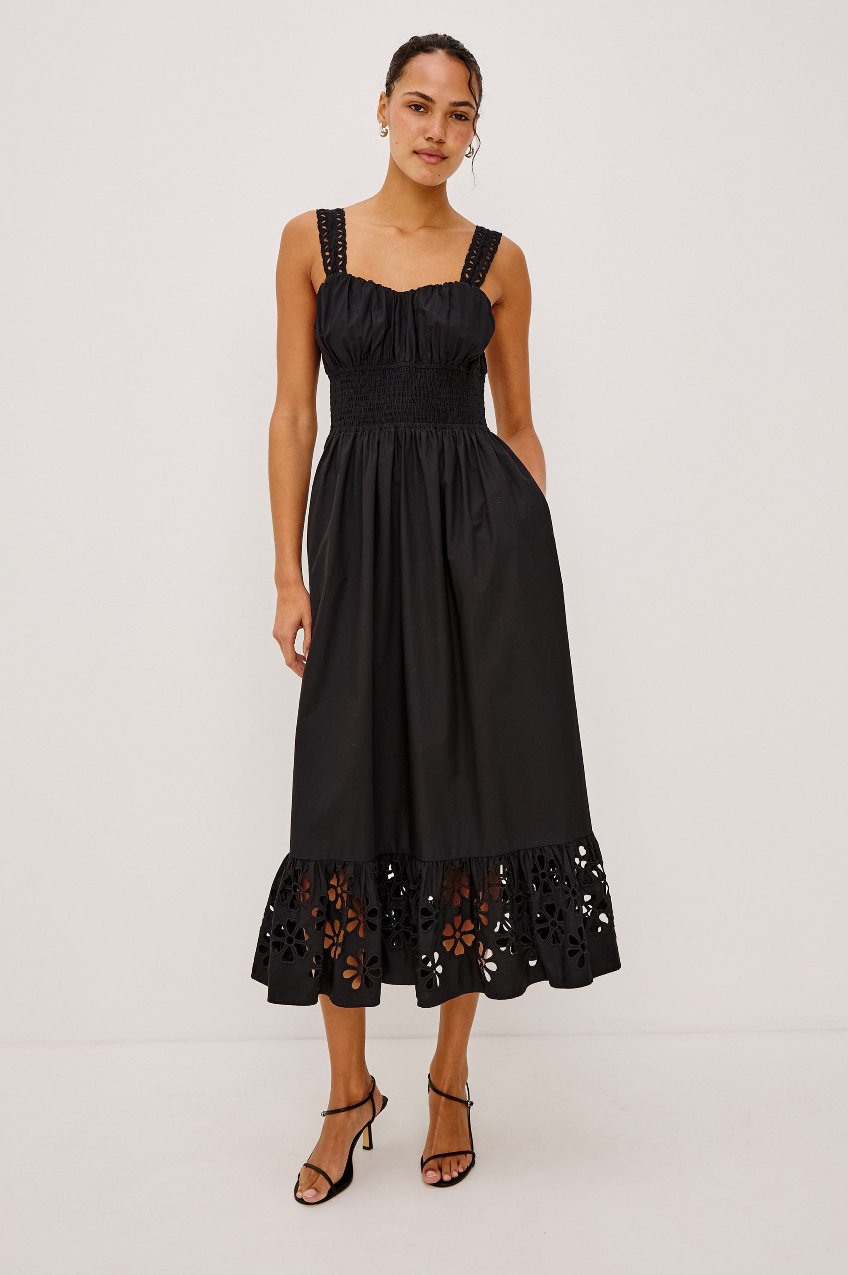 MOIRA DRESS - BLACK - Image 3