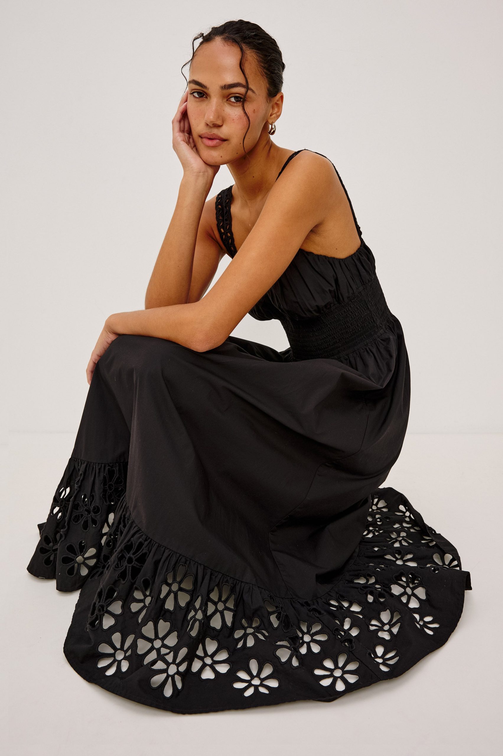 MOIRA DRESS - BLACK - Image 4